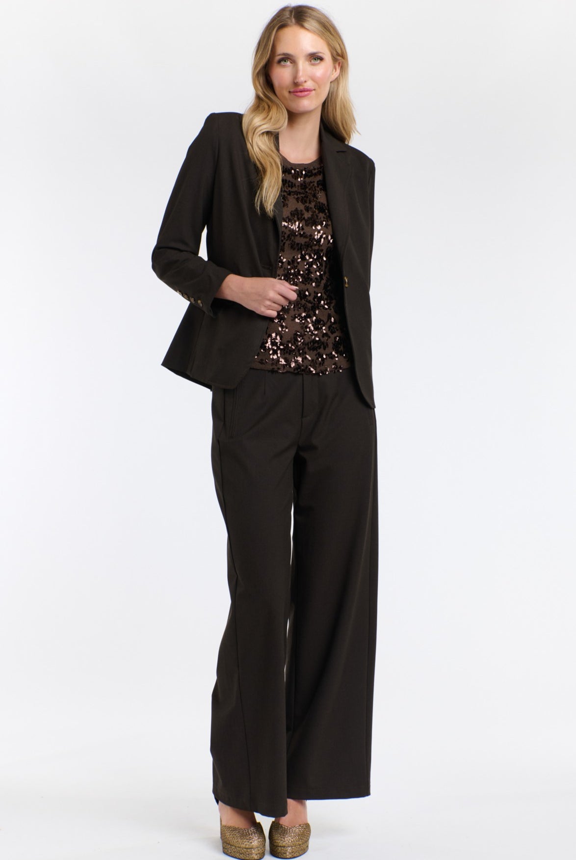 365 DAYS Mia Wallace Pants - Chocolate - Magpie Style