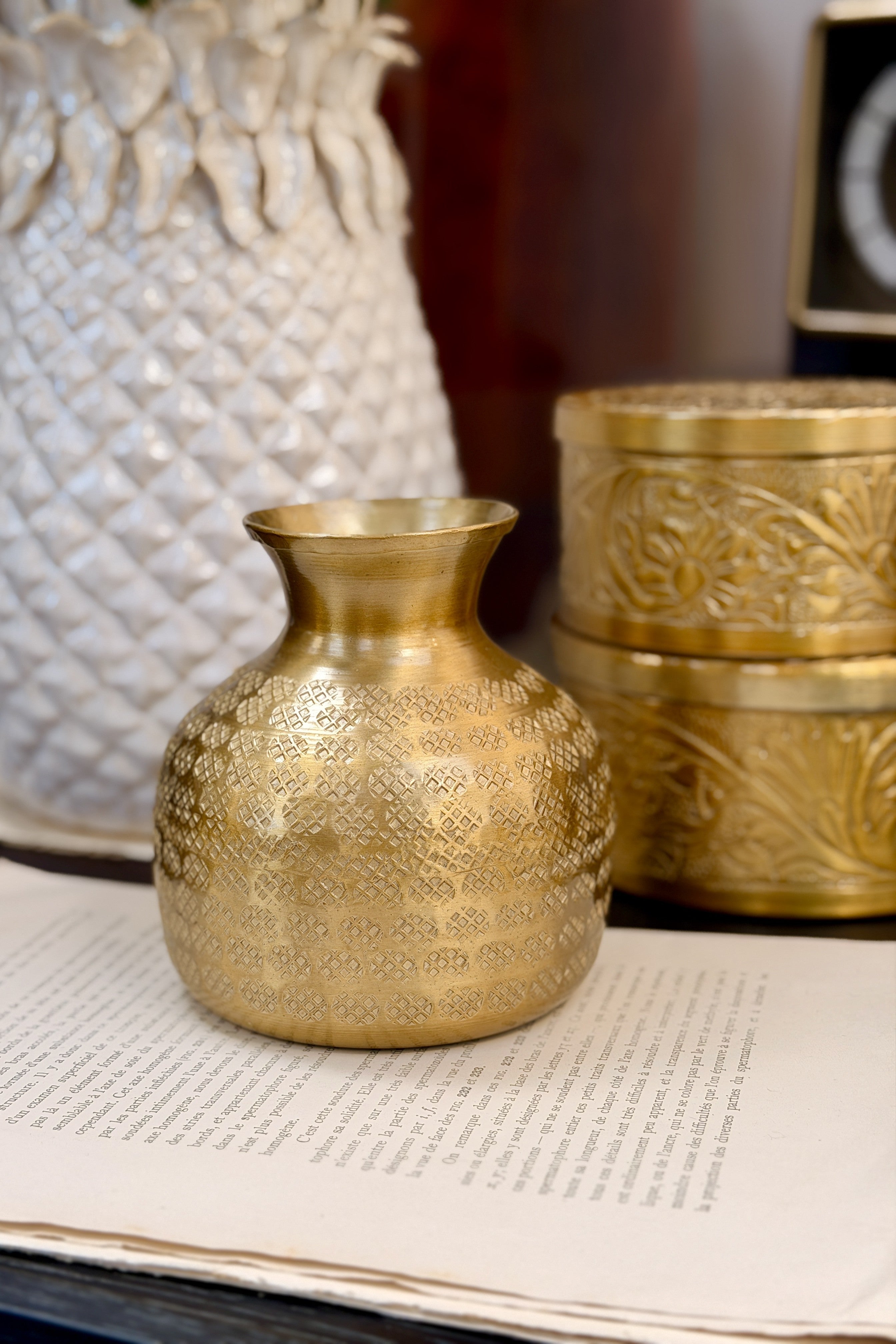 Matka Pot - Brass - Magpie Style