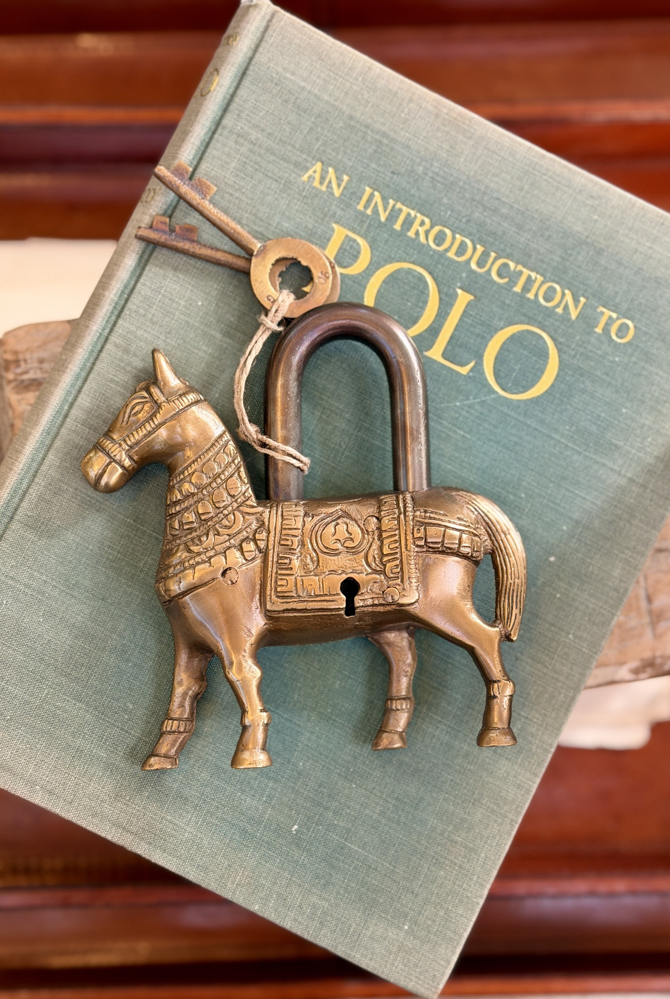 Brass Horse Lock - Magpie Style