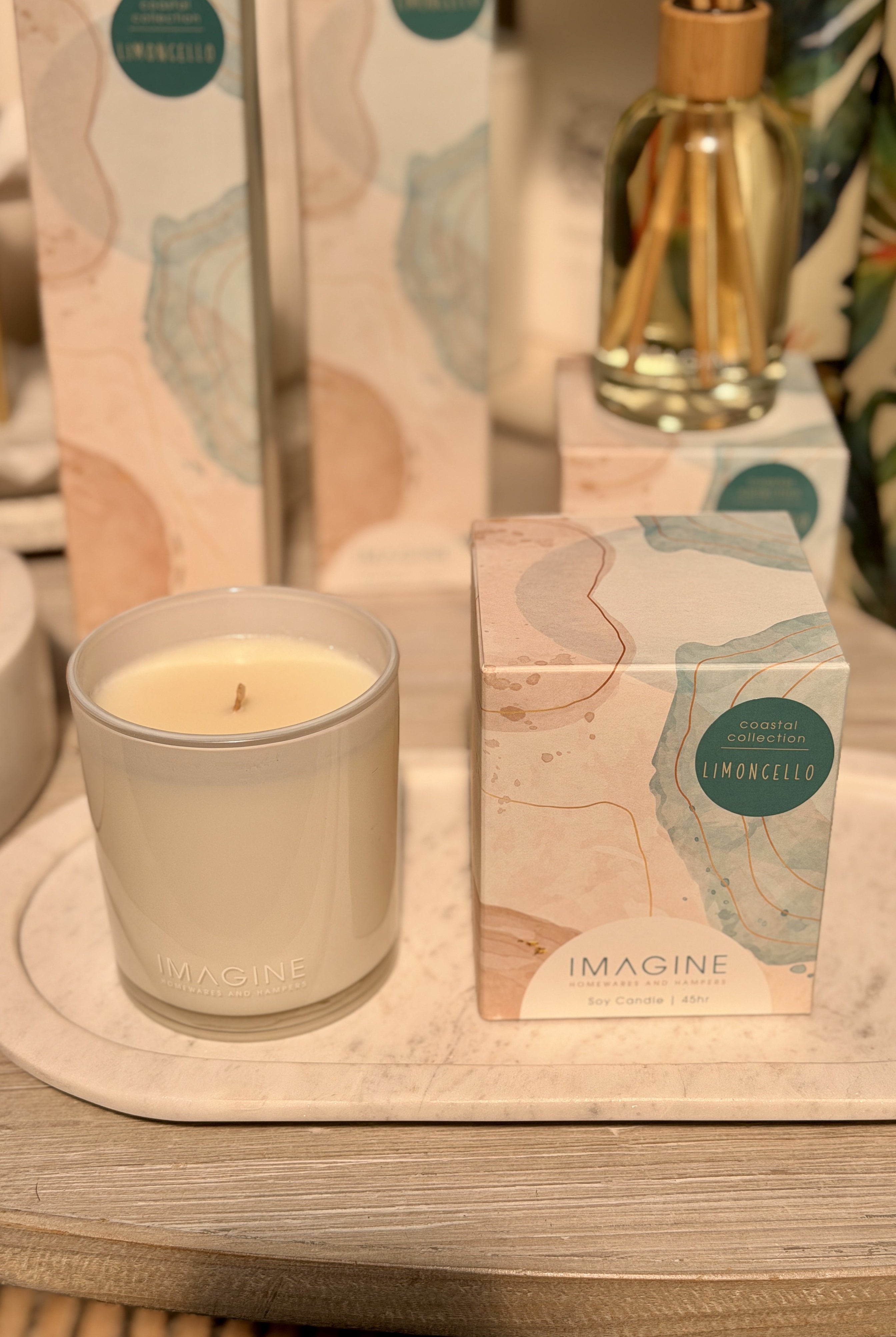 Limoncello Soy Wax Candle 310g - Clear - Magpie Style