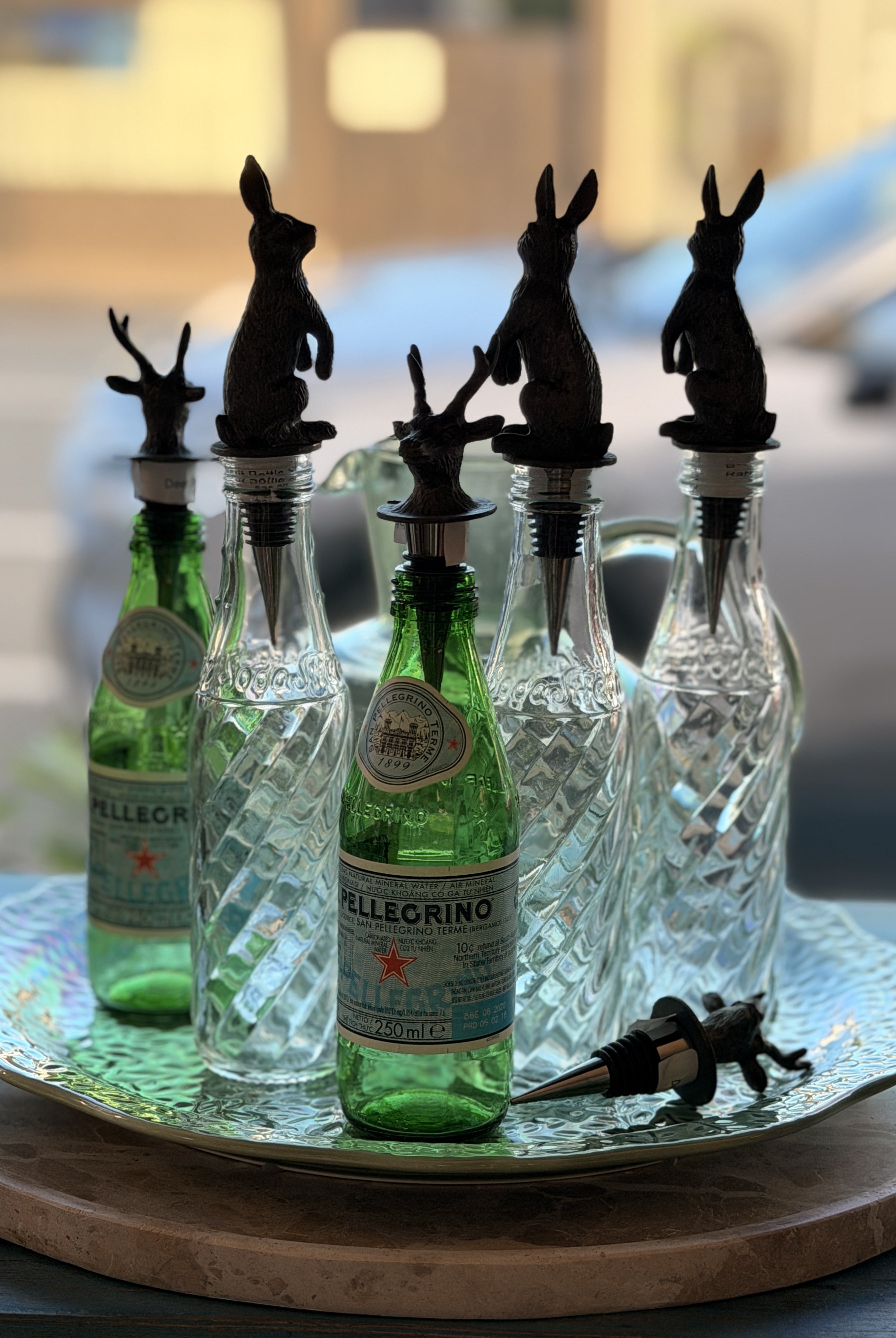 Rabbit Bottle Stopper - Magpie Style