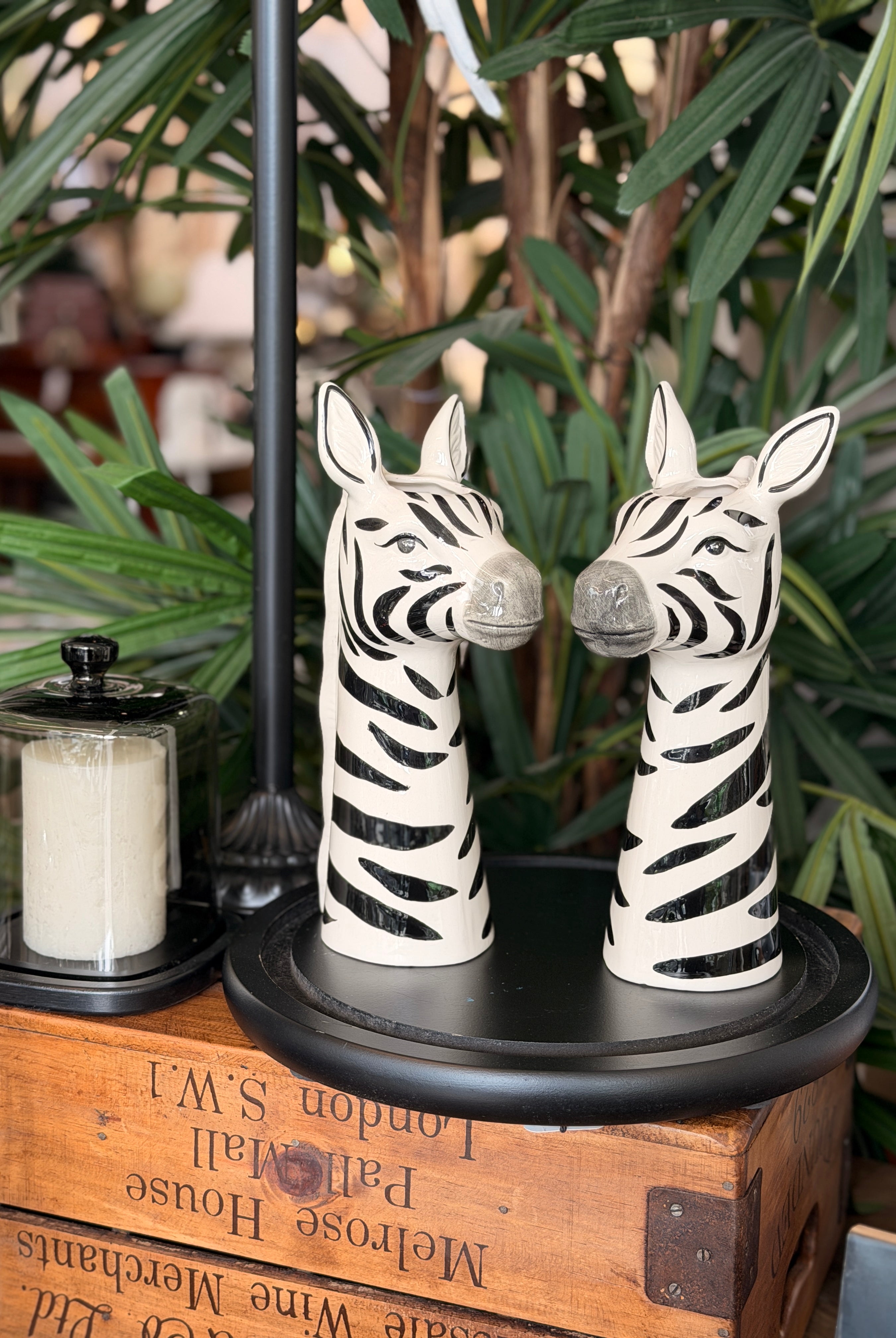 Zebra Vase - Magpie Style
