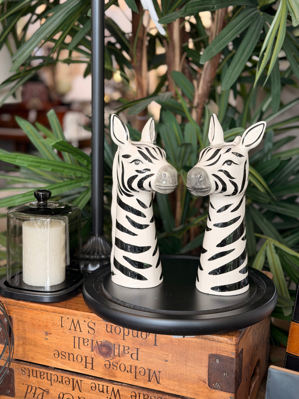 Zebra Vase - Magpie Style