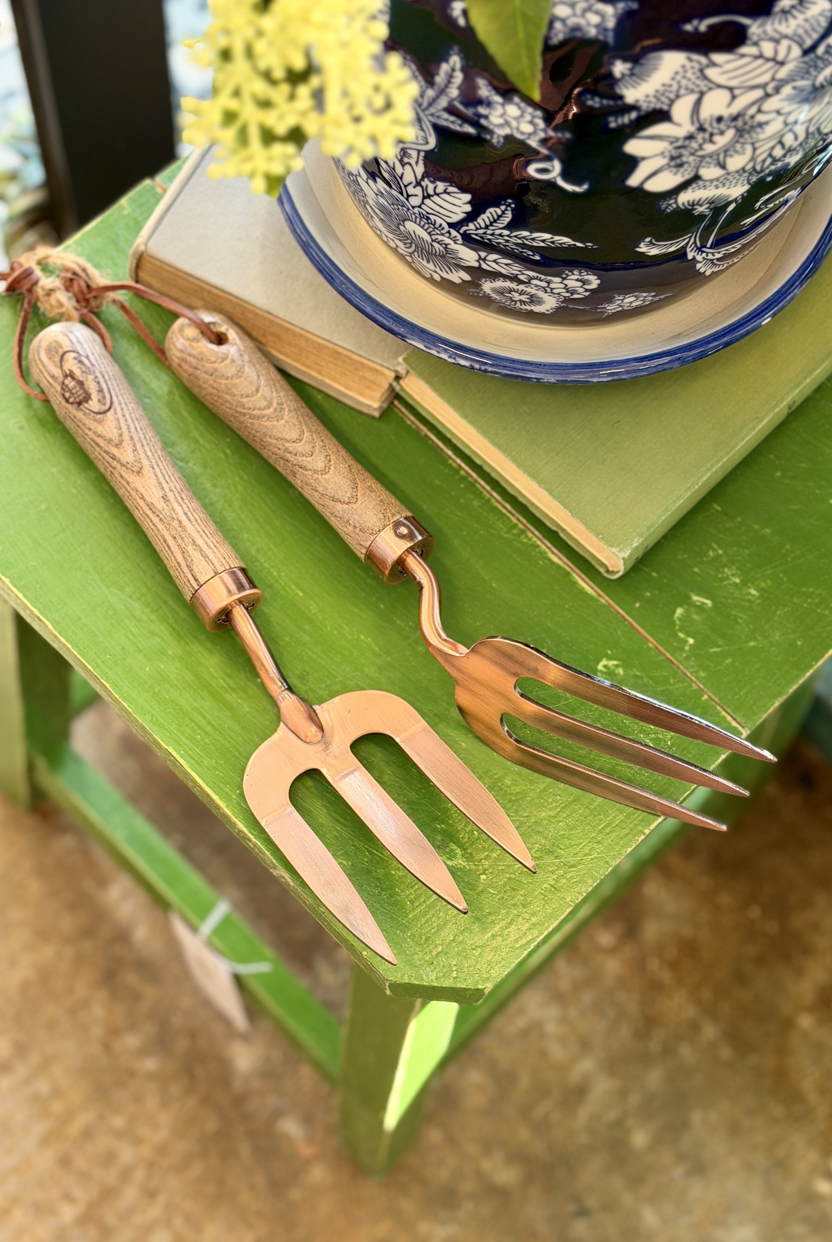 Short Copper Rake Fork - Magpie Style