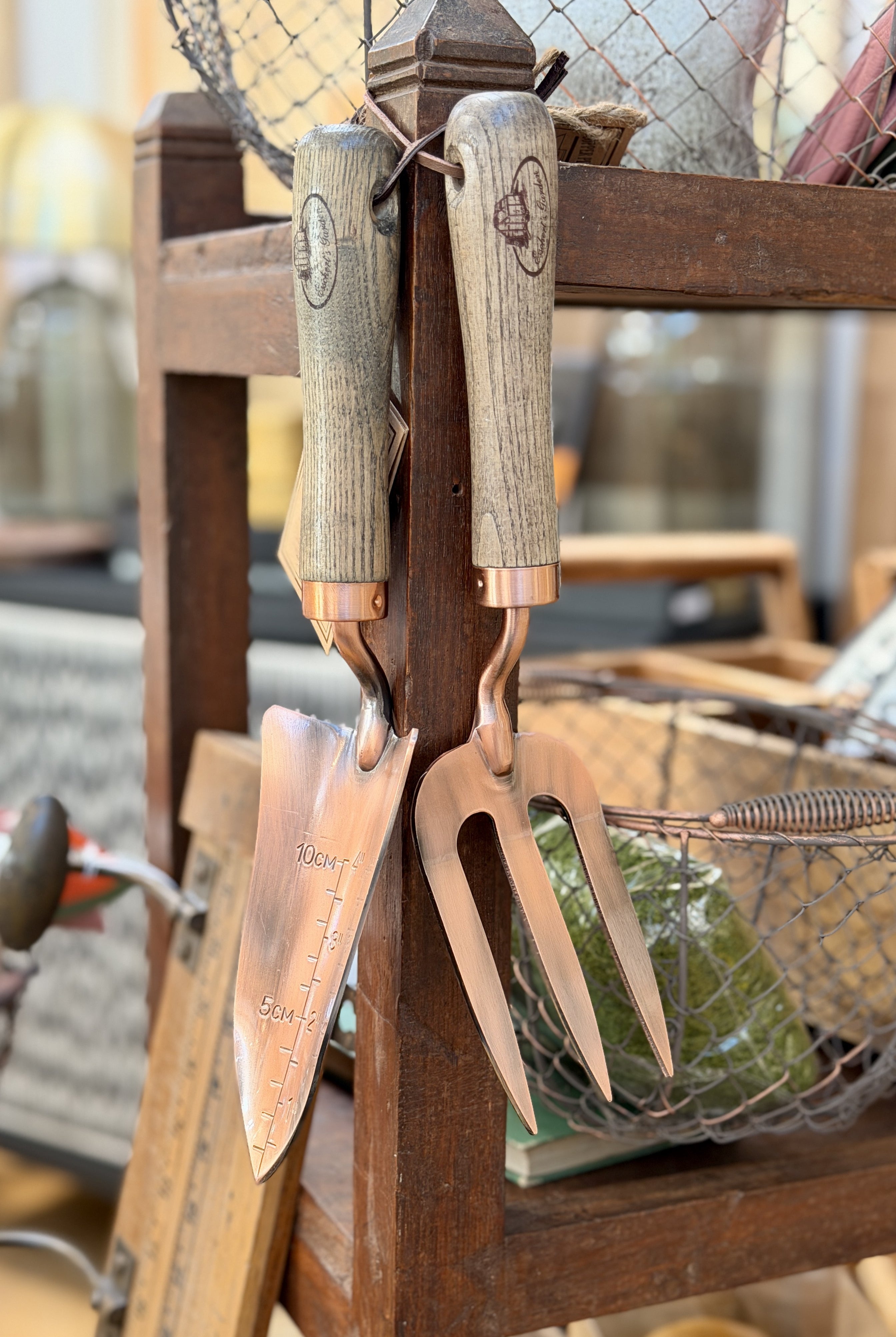 Short Copper Rake Fork - Magpie Style