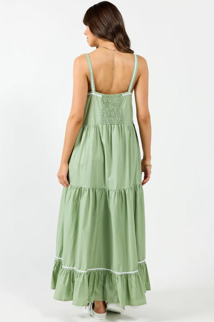 DRAMA THE LABEL Earth Dress - Aspen Green - Magpie Style