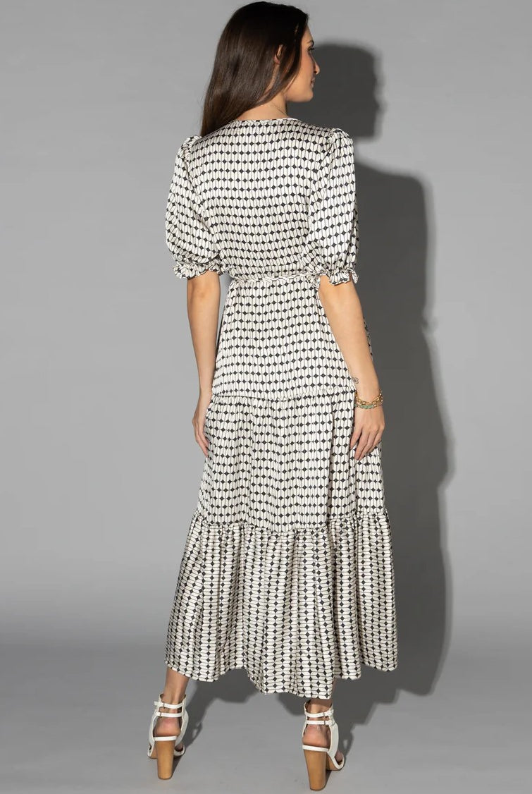 DRAMA THE LABEL Macey Dress - Black/White - Magpie Style