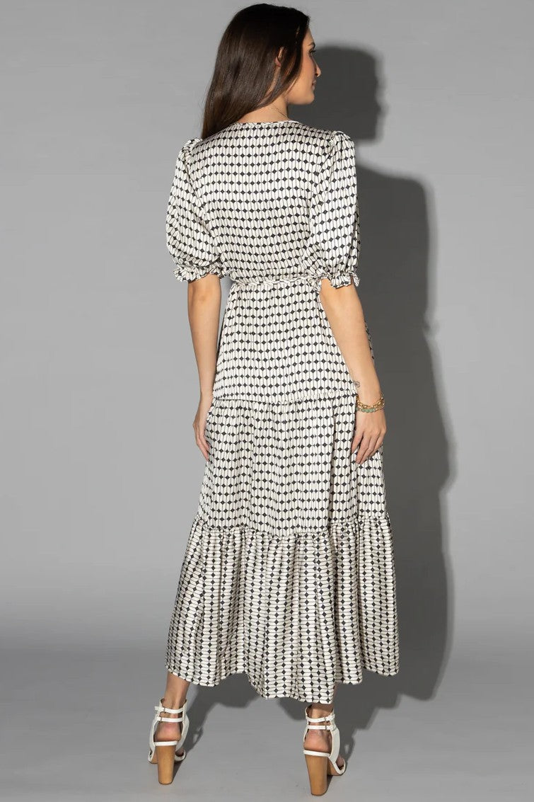 DRAMA THE LABEL Macey Dress - Black/White - Magpie Style