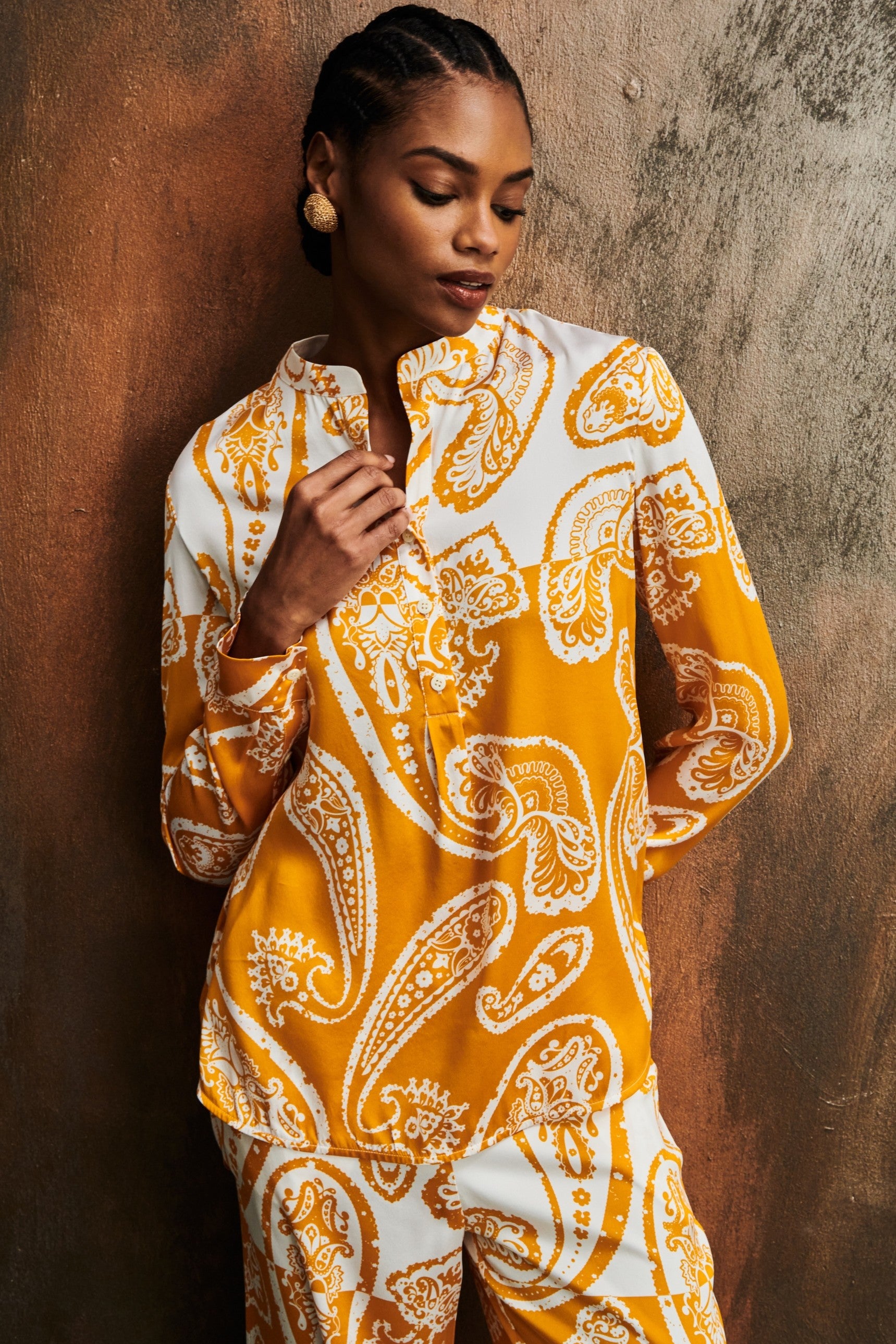 HERZEN'S ANGELEGENHEIT Marigold Blouse - Superwhite - Magpie Style