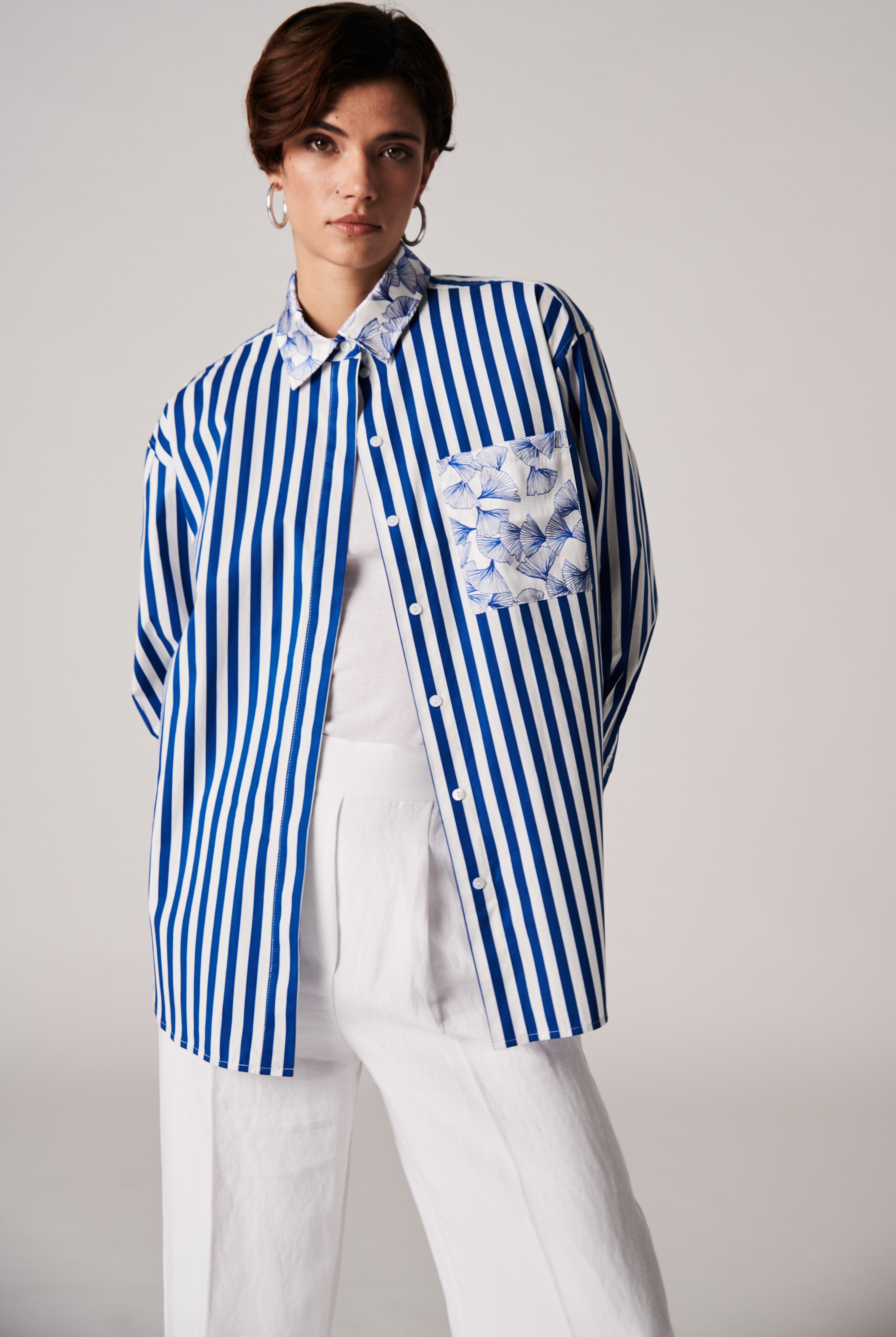 HERZEN'S ANGELEGENHEIT Collared Shirt - Captain Superwhite - Magpie Style