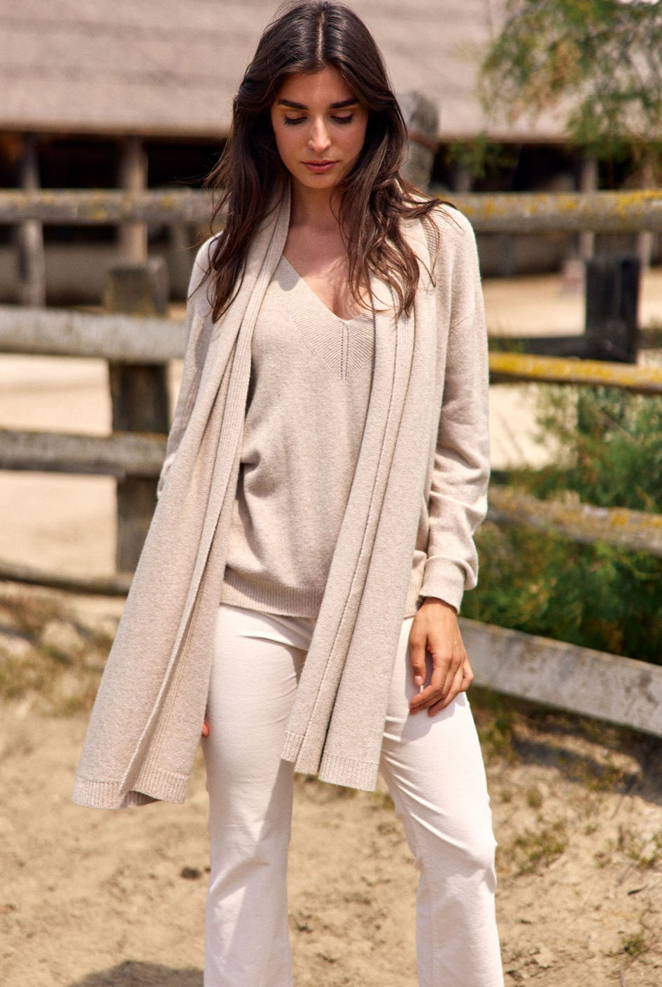 LAUREN VIDAL Joane Scarf - Camel - Magpie Style