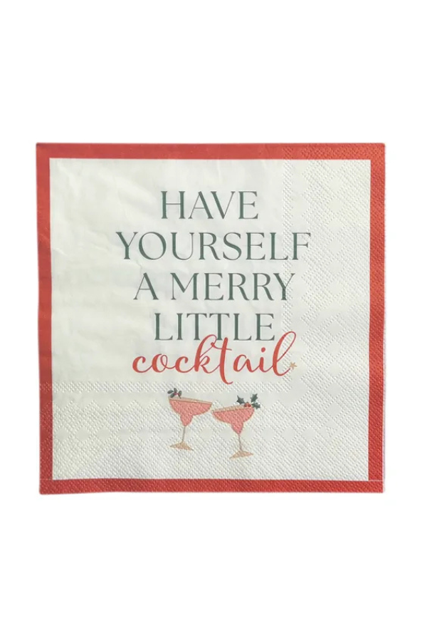 Merry Little Cocktail Napkins - Magpie Style