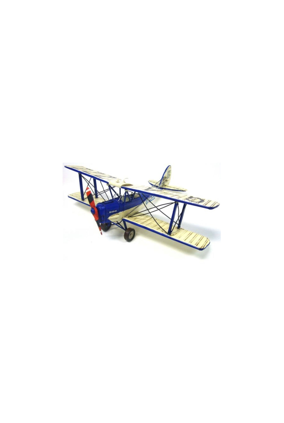 Tigermoth Plane - Blue & White - Magpie Style