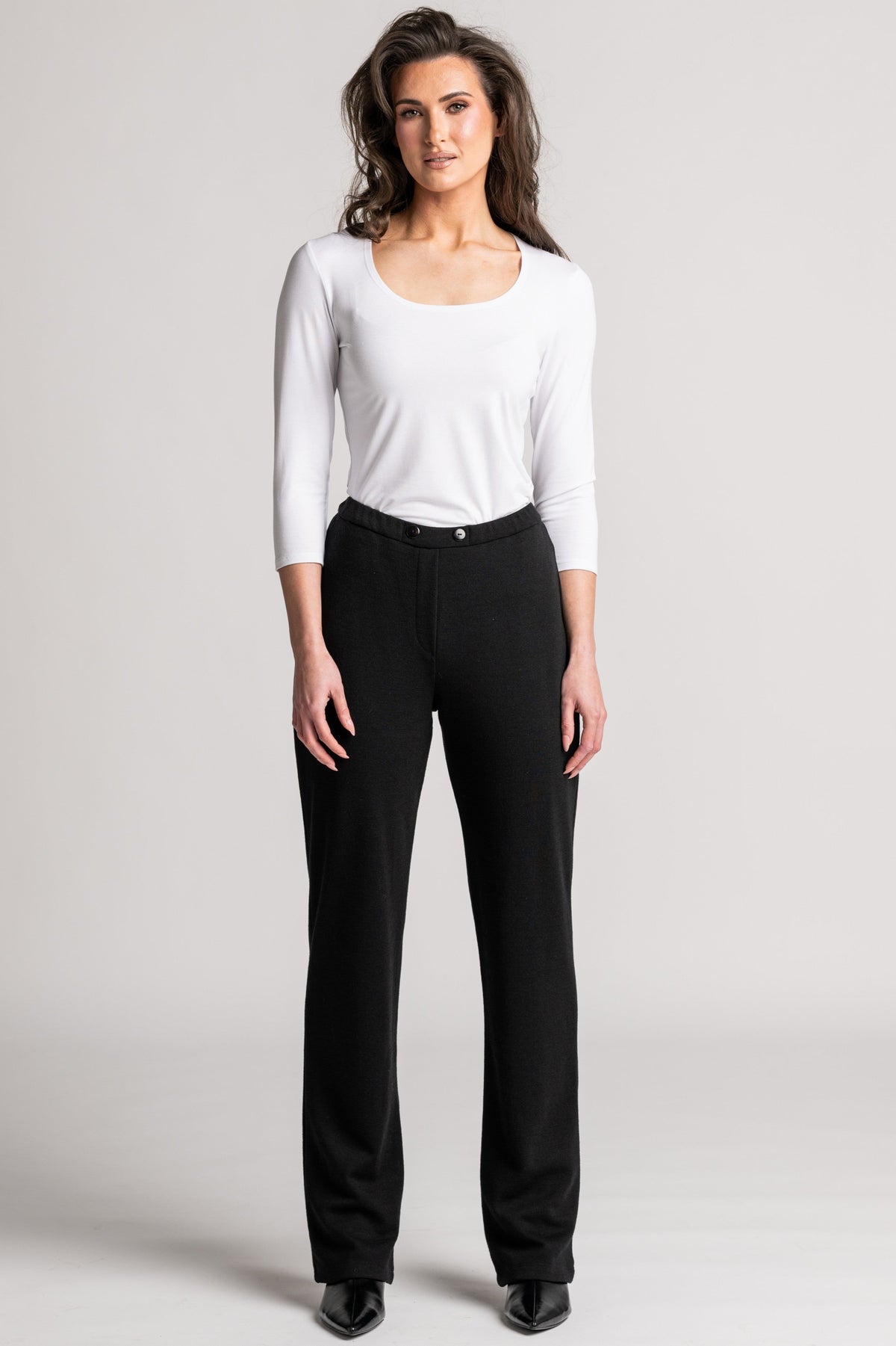 PAULA RYAN Tailored Pant - Merino Black - Paula Ryan