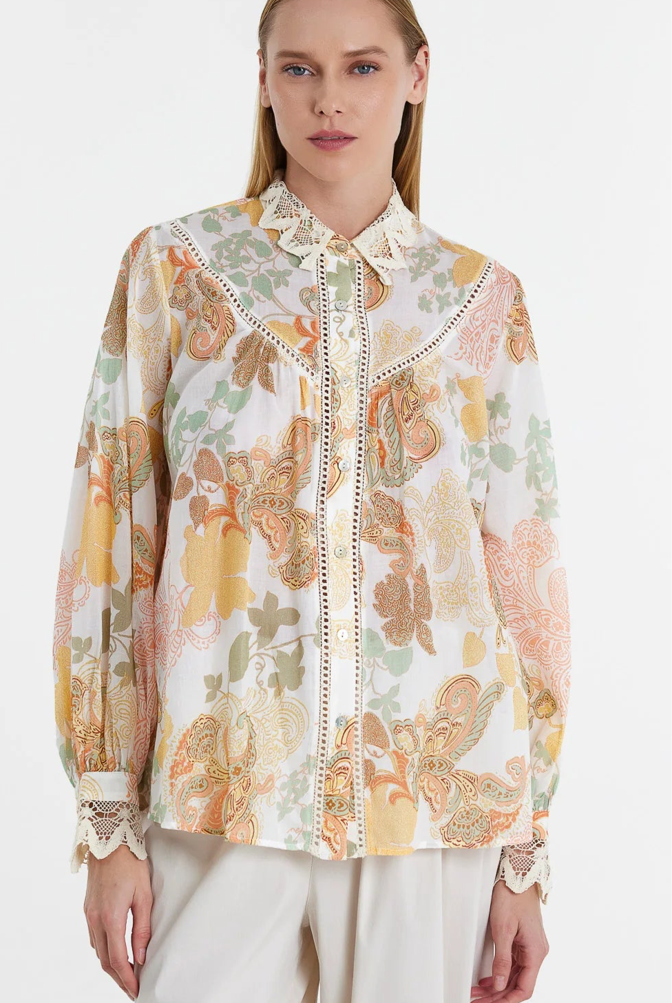 DEVOTION TWINS - Loylieta Shirt Melon - Magpie Style