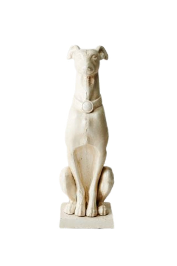 Large White Greyhound - Magpie Style