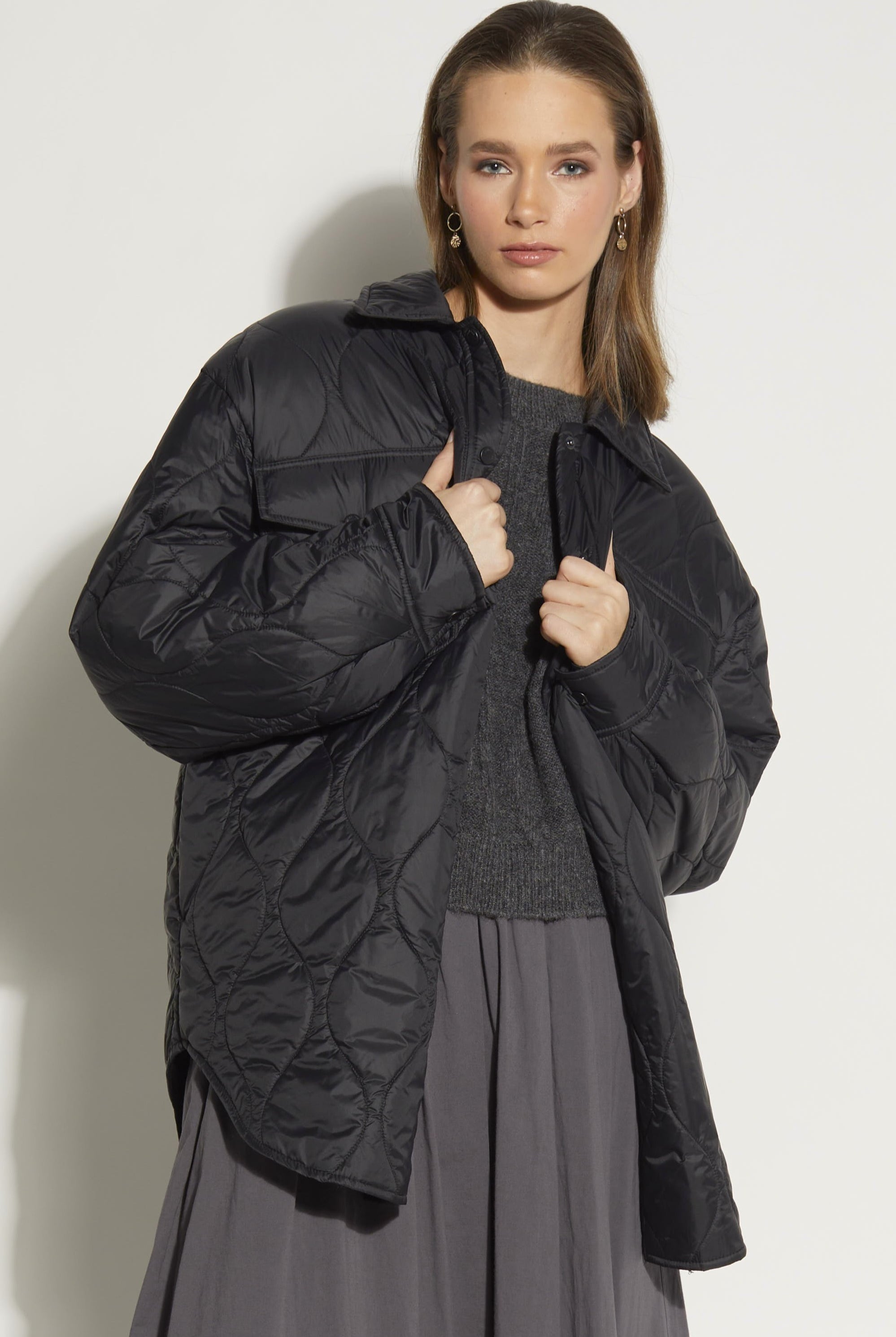 LOUGHLIN Outa Breath Jacket - Black - Magpie Style