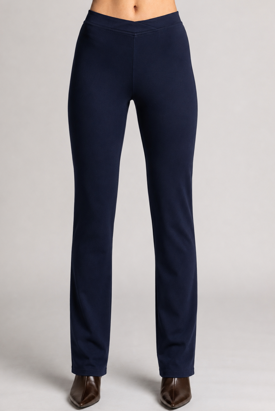 PAULA RYAN Narrow Leg Pant - Navy Roma - Paula Ryan