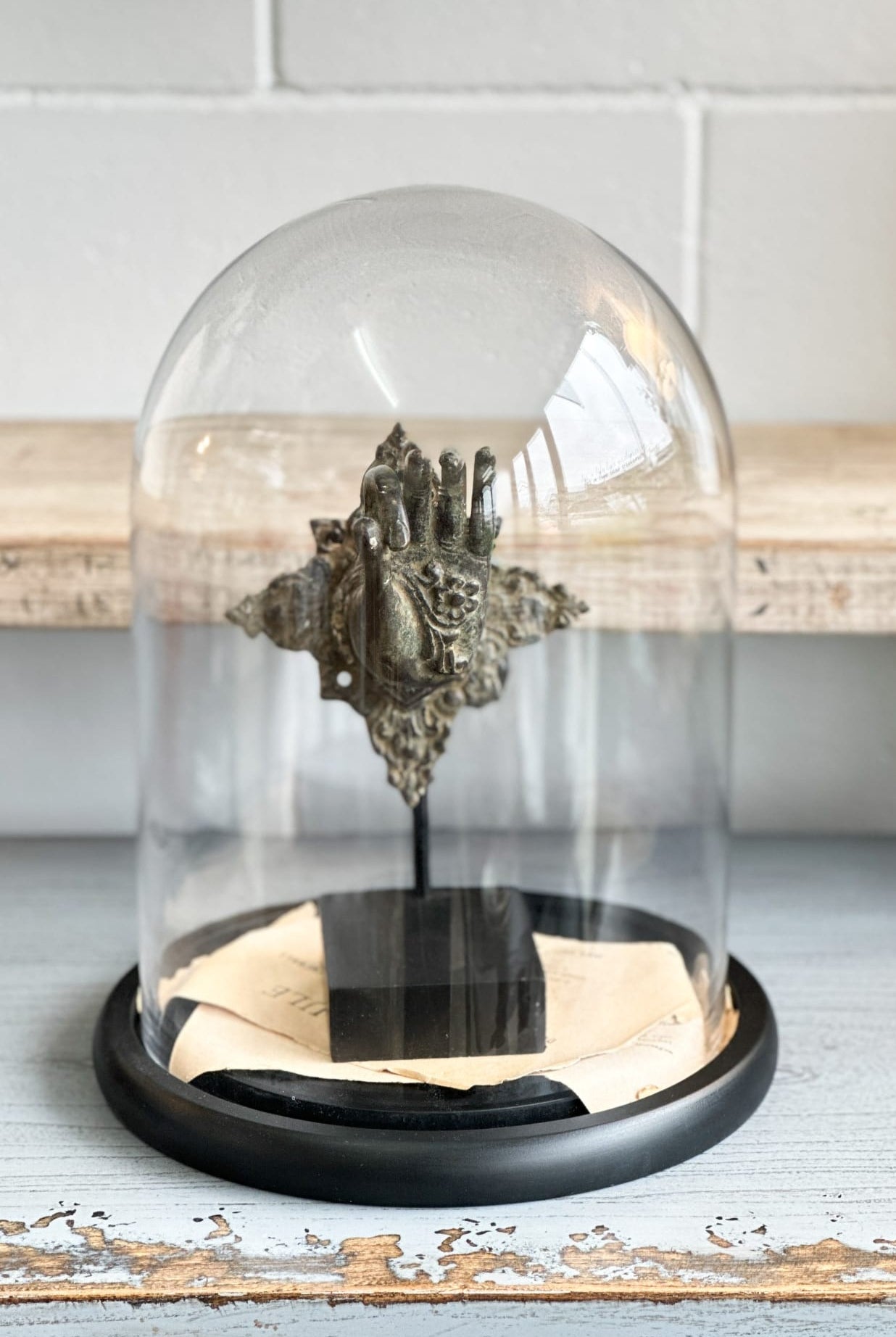 Medium Dome with Black Base - Magpie Style