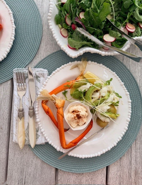 Pearl Melamine Dinner Plate - 28cm - Magpie Style