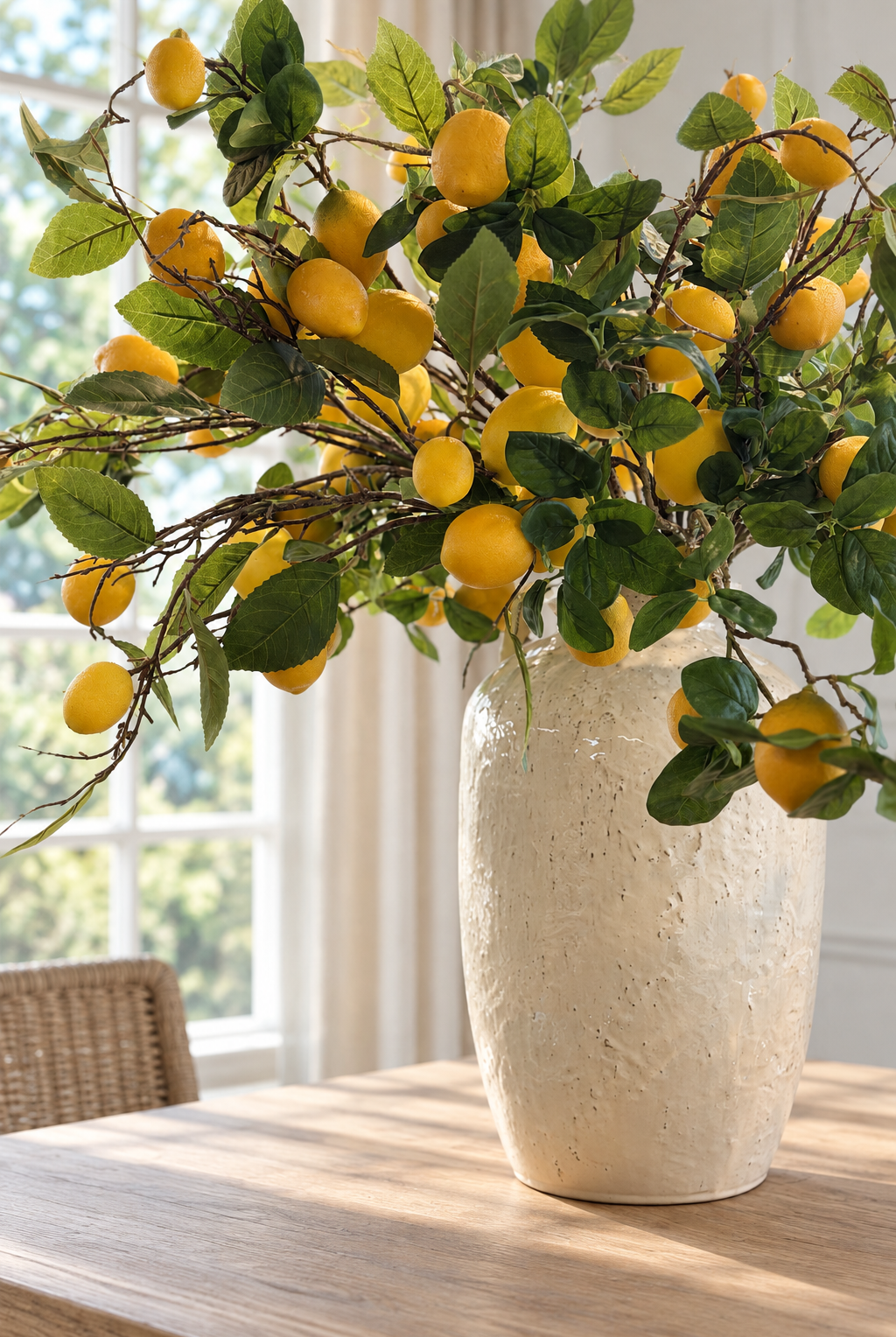 Tall Lemon Branch - Yellow/Green - Magpie Style