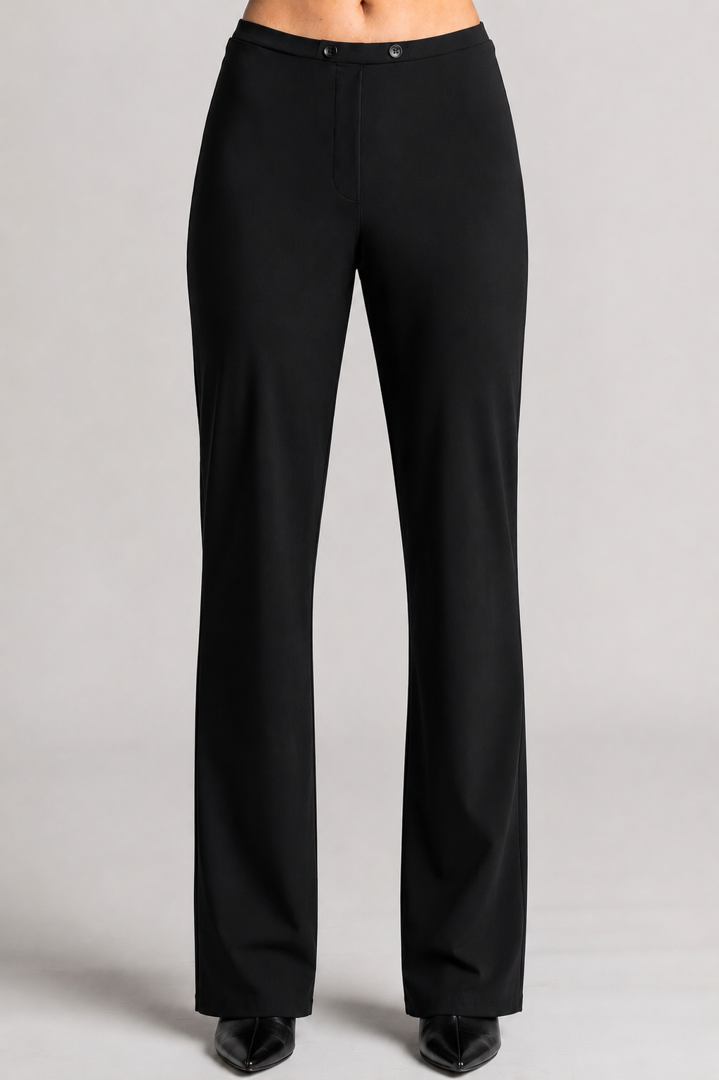 PAULA RYAN Tailored Pant - Microjersey Black - Paula Ryan