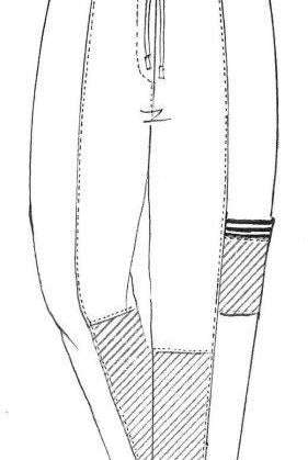 PAULA RYAN RELAXED Panelled Cargo Pant - Viscose Jersey - Black/White - Paula Ryan