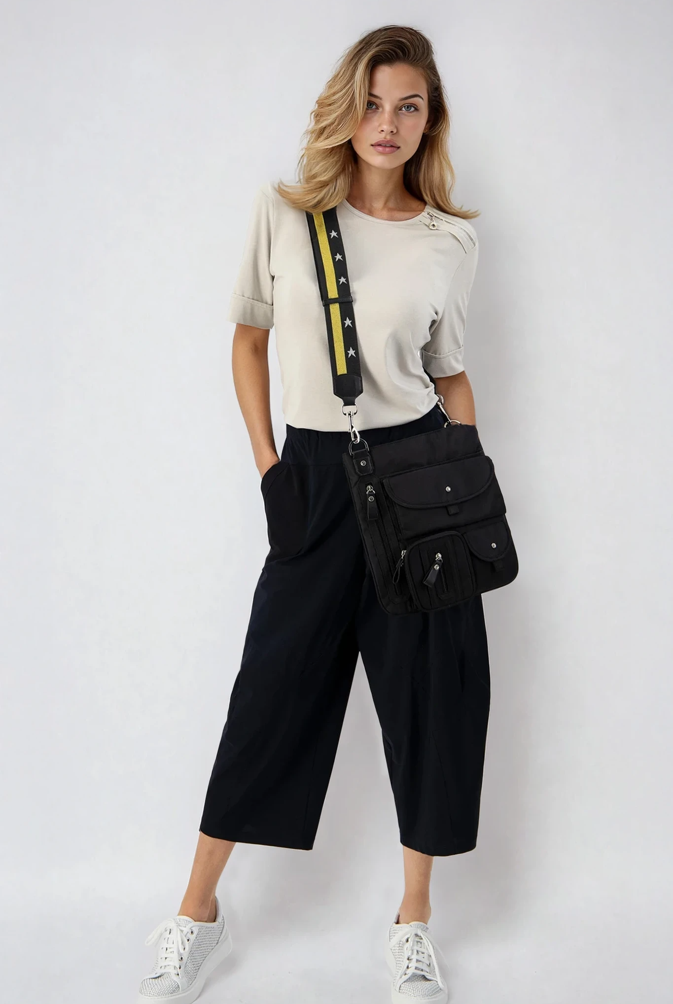 PAULA RYAN Tokyo Pant - Microjersey Black - Paula Ryan