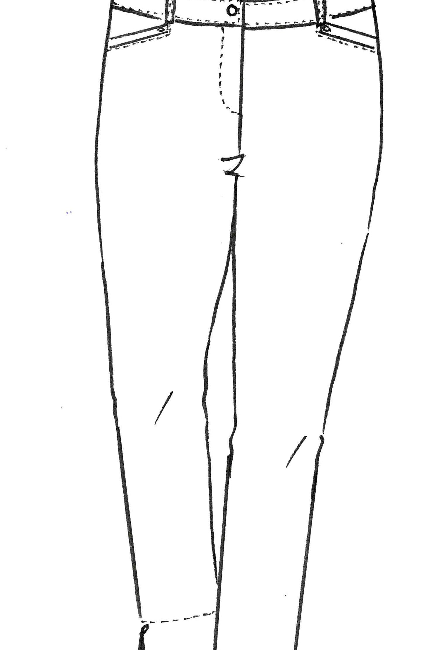 PAULA RYAN Bi Stretch 7/8 Jean - Paula Ryan