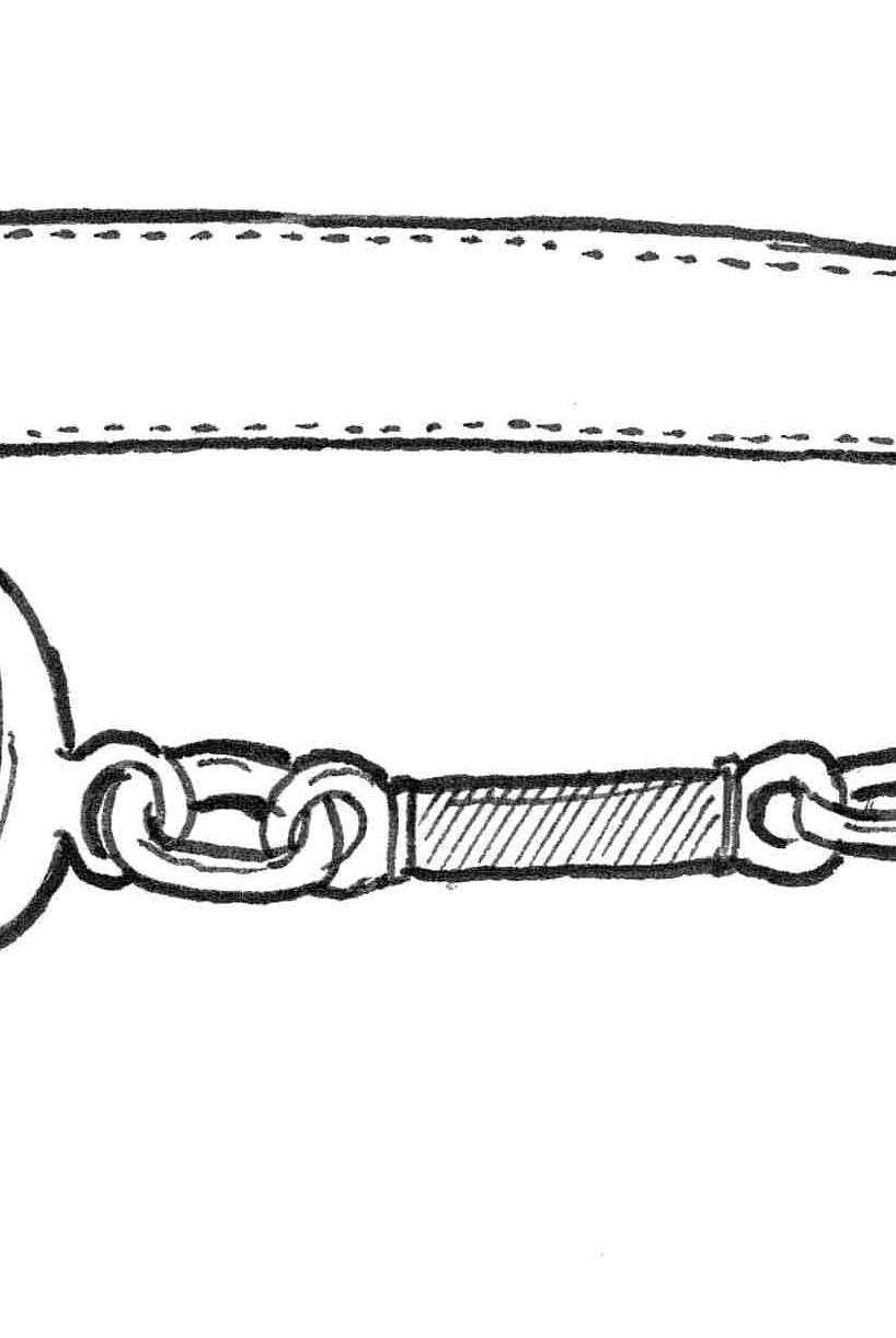 PAULA RYAN Metal Trimmed Leather Belt - Black/Gold - Paula Ryan