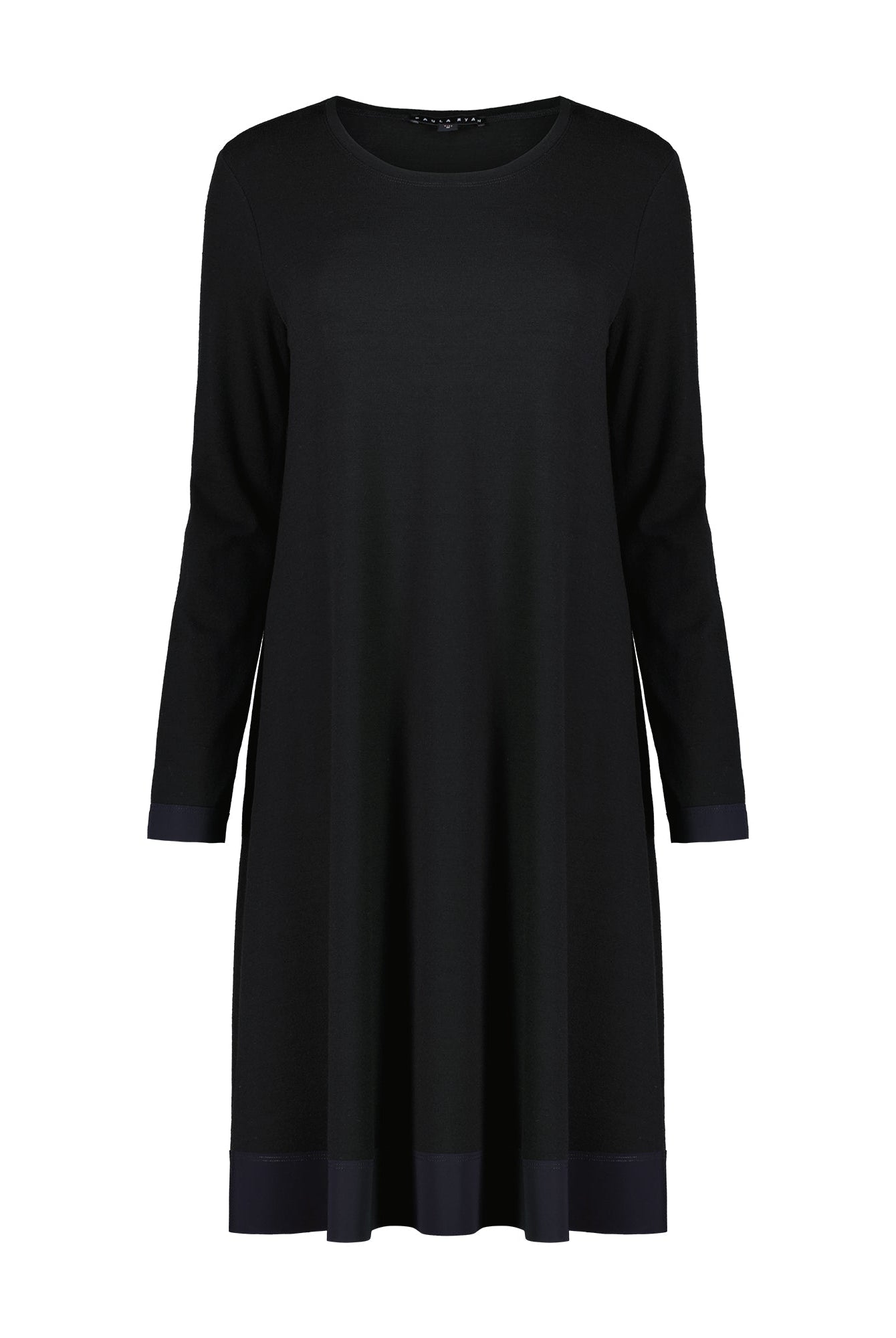 PAULA RYAN Banded Dinner Dress - Black - Paula Ryan