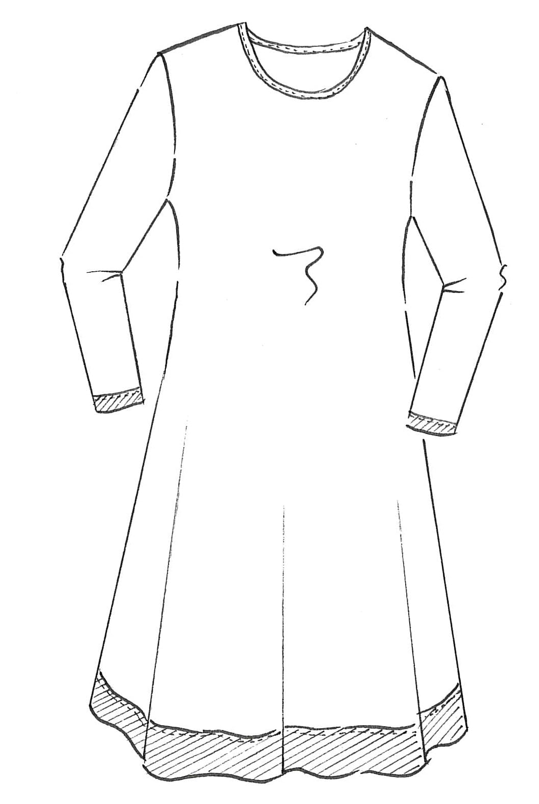 PAULA RYAN Banded Dinner Dress - Ironsand - Paula Ryan