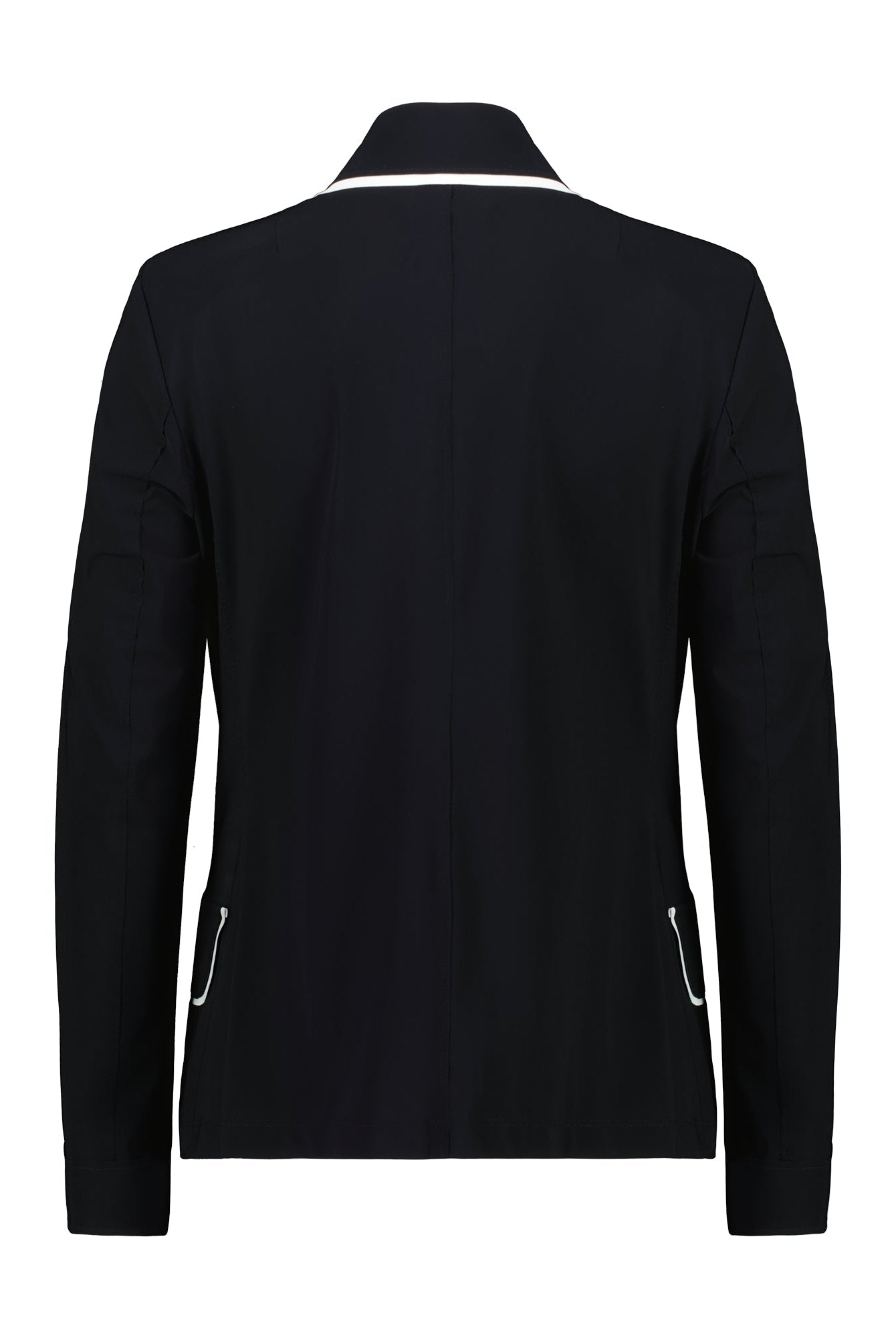 PAULA RYAN Contrast Trim Blazer - Black/White - Paula Ryan