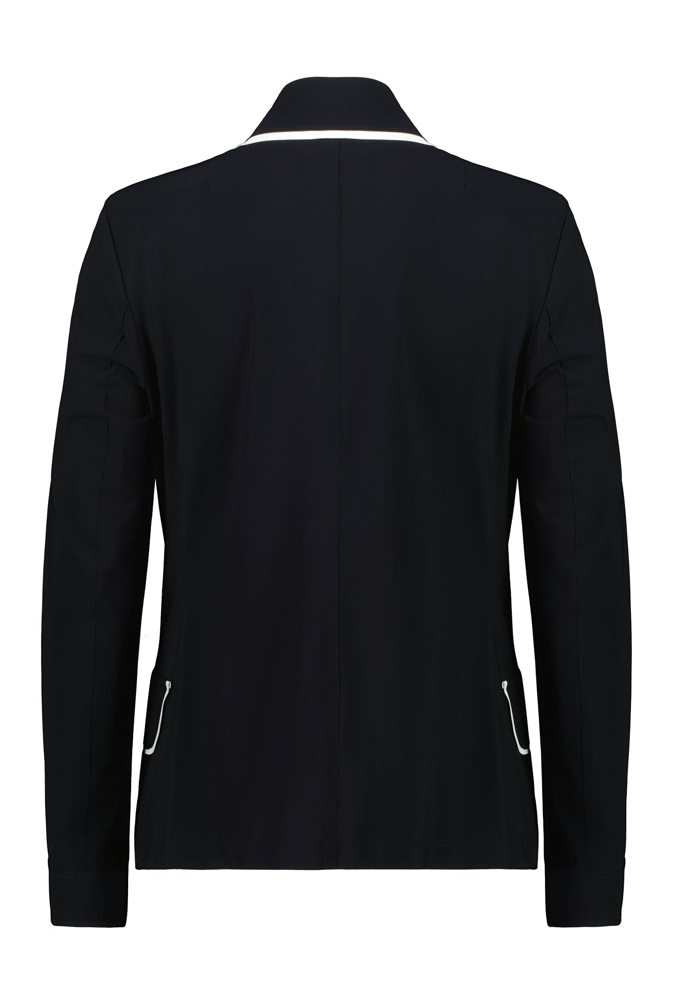 PAULA RYAN Contrast Trim Blazer - Black/White - Paula Ryan