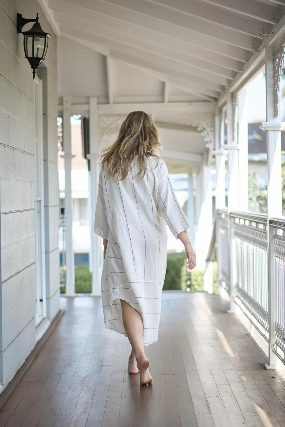 EADIE Carter Malle Dress - Off White - Magpie Style