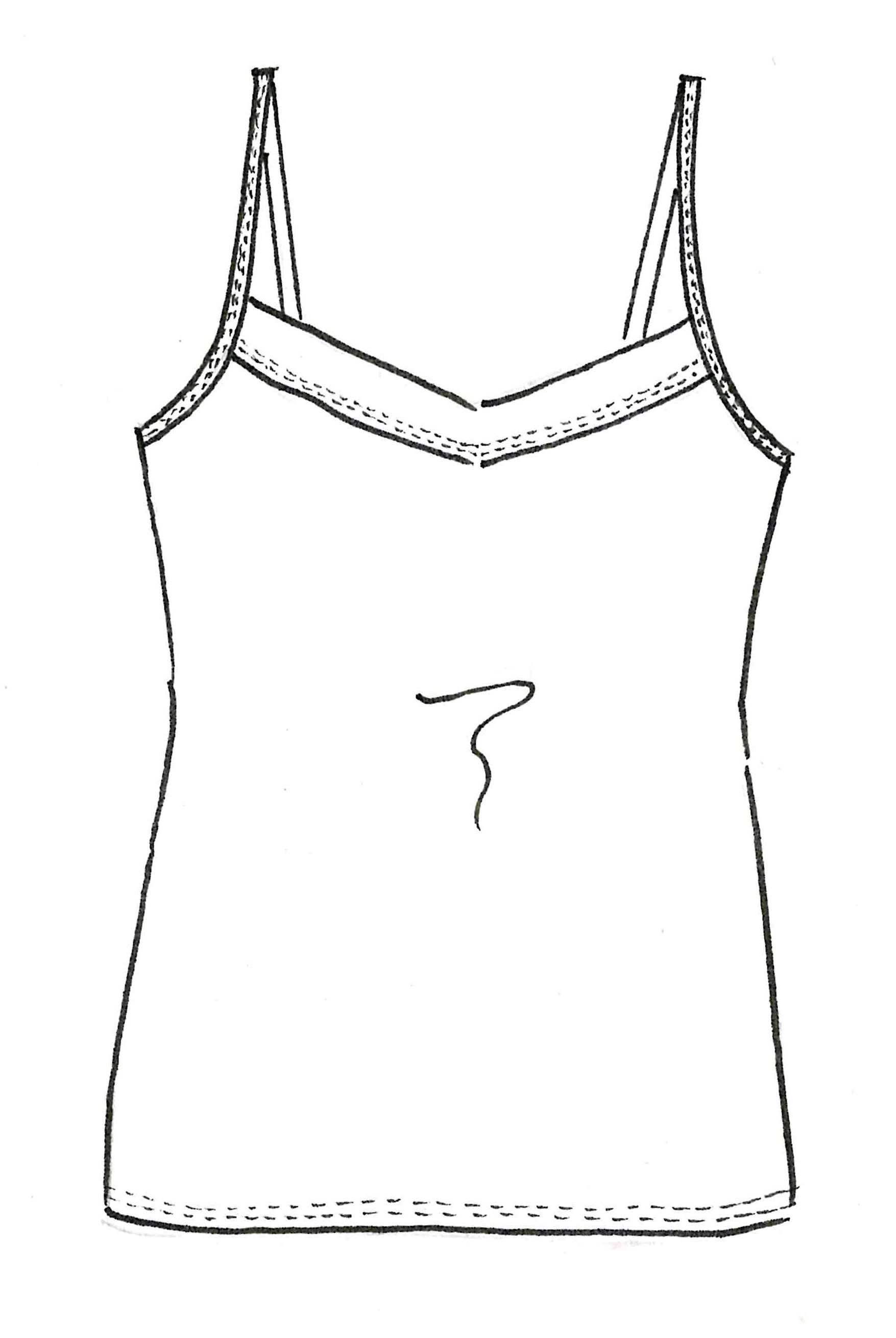 PAULA RYAN Microjersey Cami Top - Black - Paula Ryan