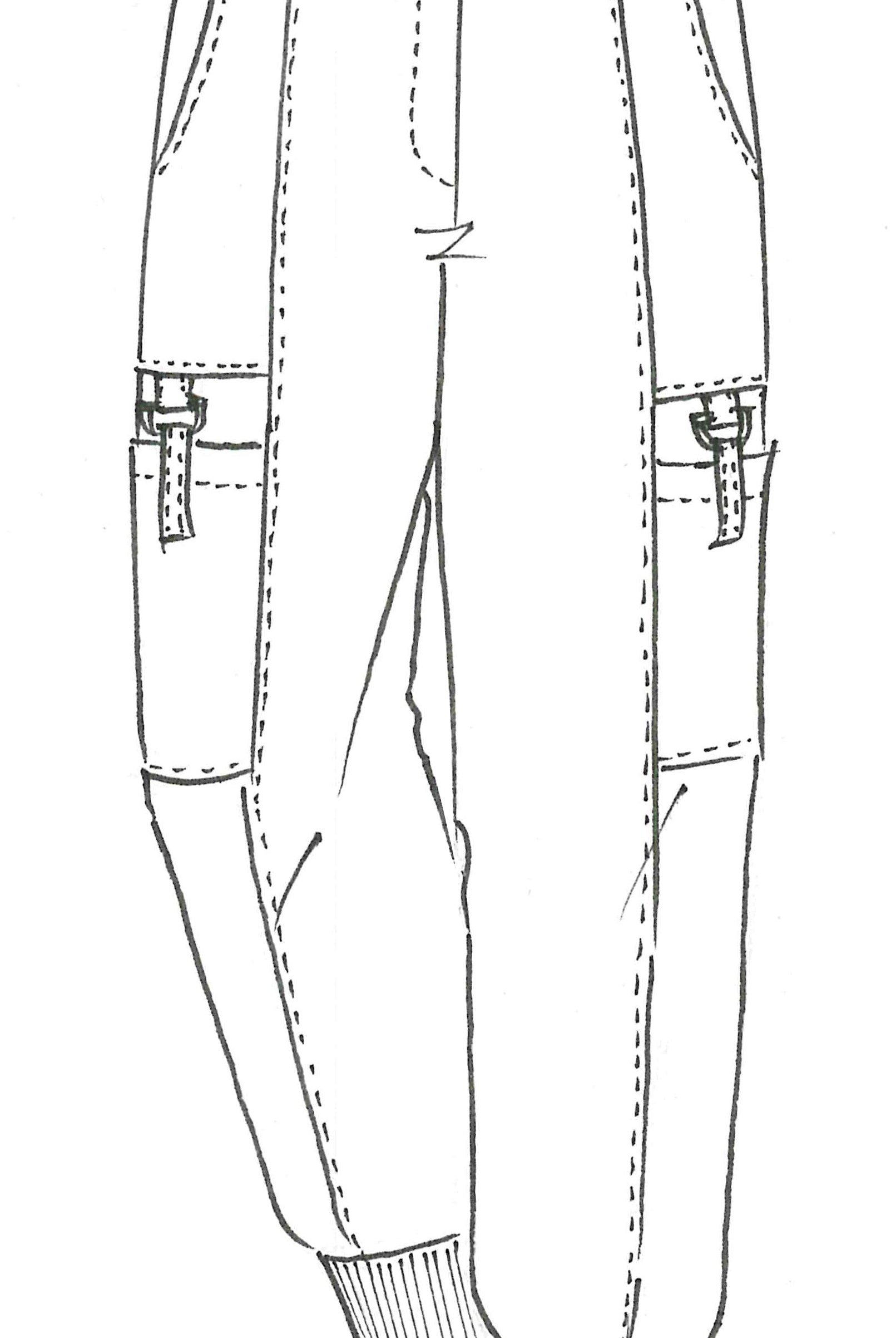 PAULA RYAN RELAXED Linen Jogger - Black - Paula Ryan