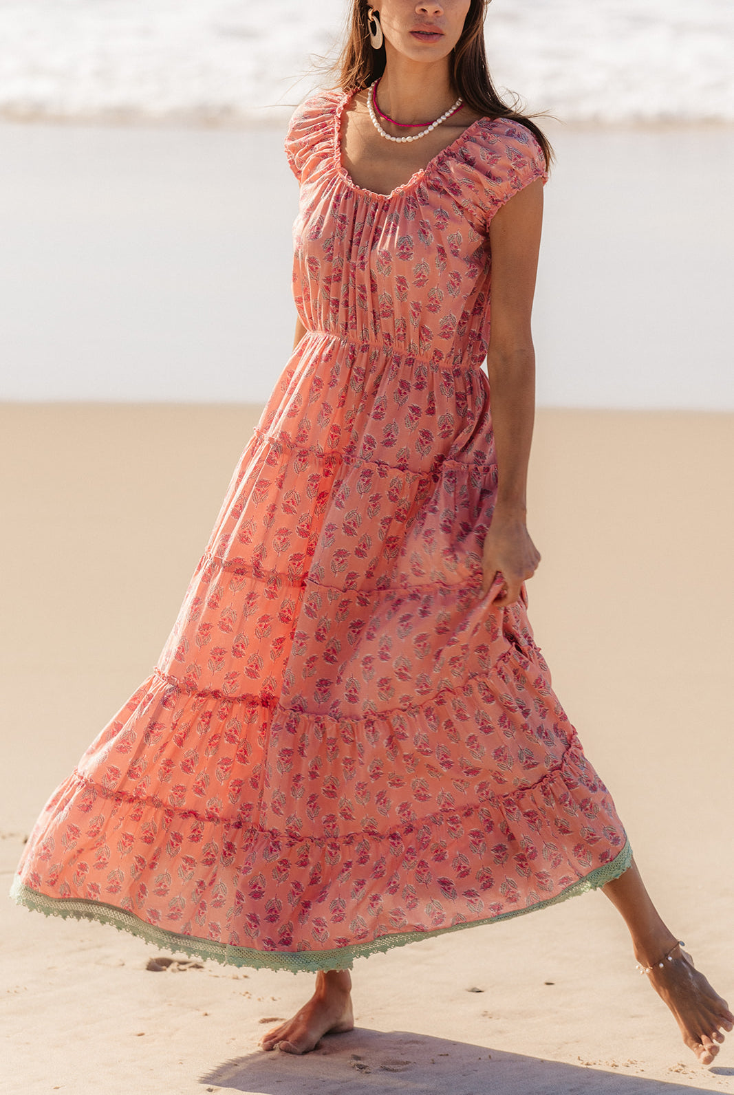 I AM PYLGRYM Paris Maxi Dress - Summer Rose - Magpie Style