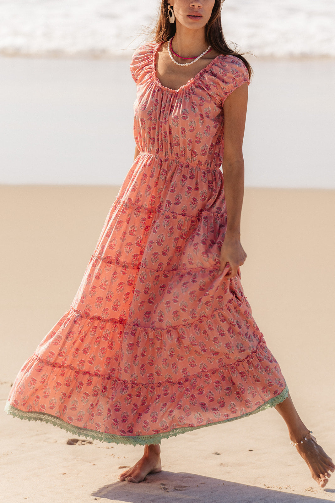 I AM PYLGRYM Paris Maxi Dress - Summer Rose - Magpie Style