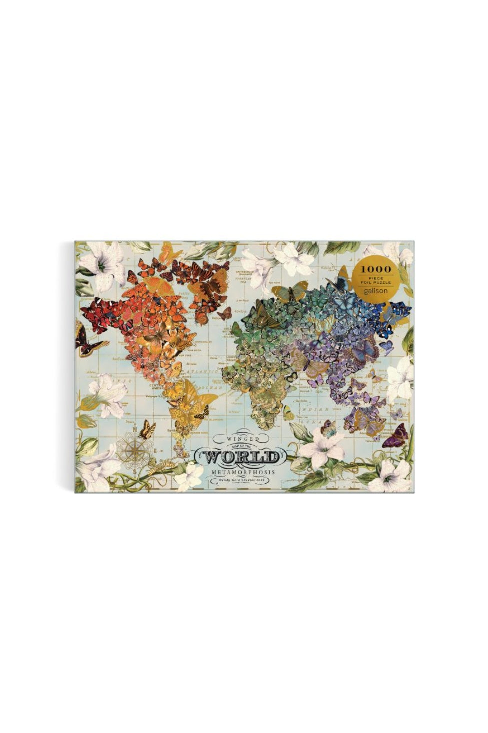 Winged Metamorphosis Foil Puzzle - 1000Pc - Magpie Style