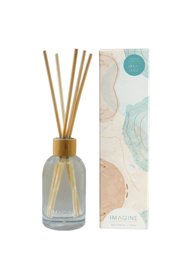 Amalfi Coast Reed Diffuser 200ml - Clear - Magpie Style