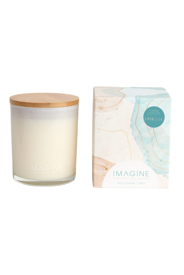 Limoncello Soy Wax Candle 310g - Clear - Magpie Style