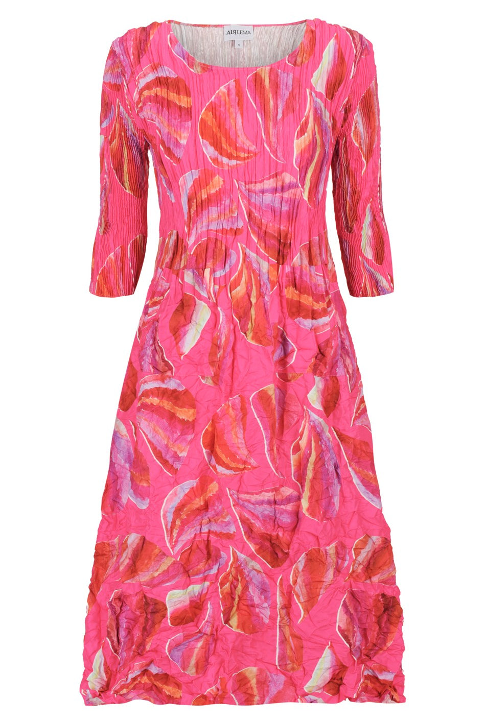 ALQUEMA - 3/4 Smash Pocket Dress - Coral Paradise - Magpie Style