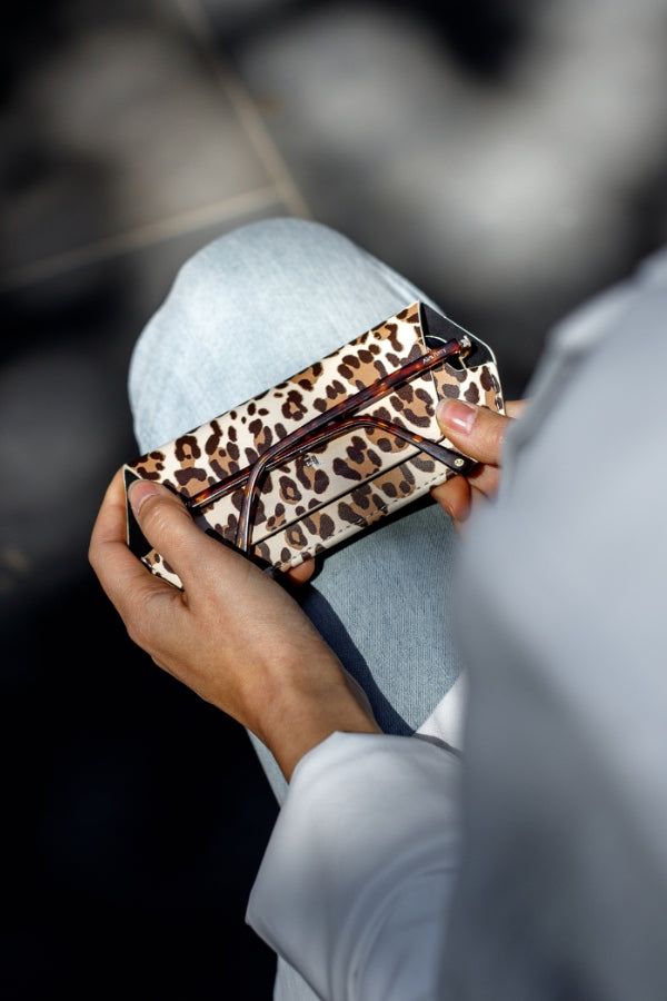 Fox and Leo glasses case - Leopard - Paula Ryan