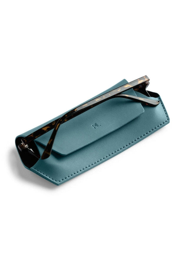 Fox and Leo glasses case - Teal - Paula Ryan