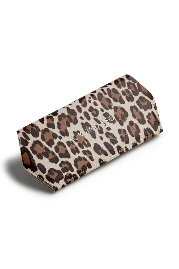 Fox and Leo glasses case - Leopard - Paula Ryan