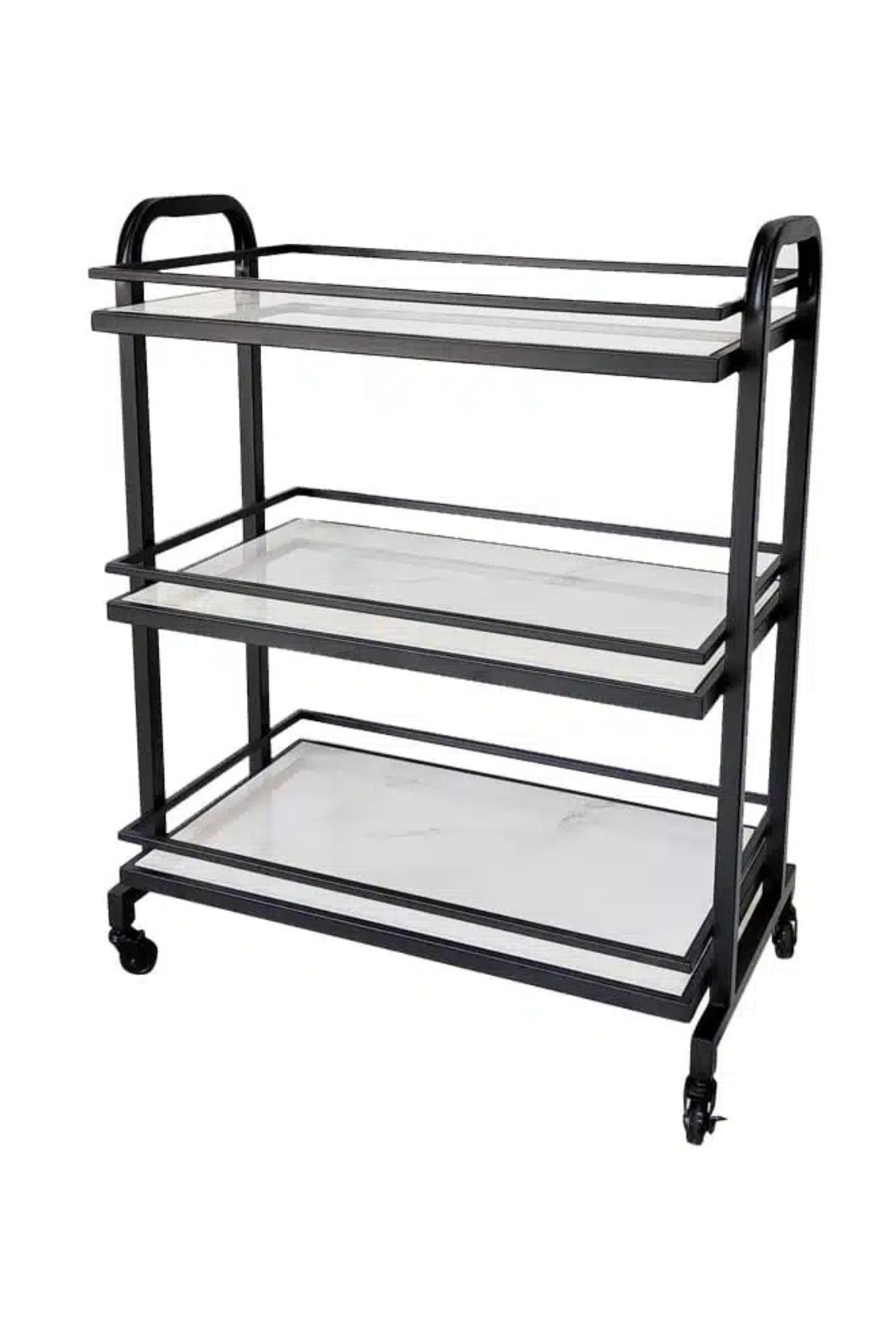 Monaco Marble Bar Cart - Magpie Style