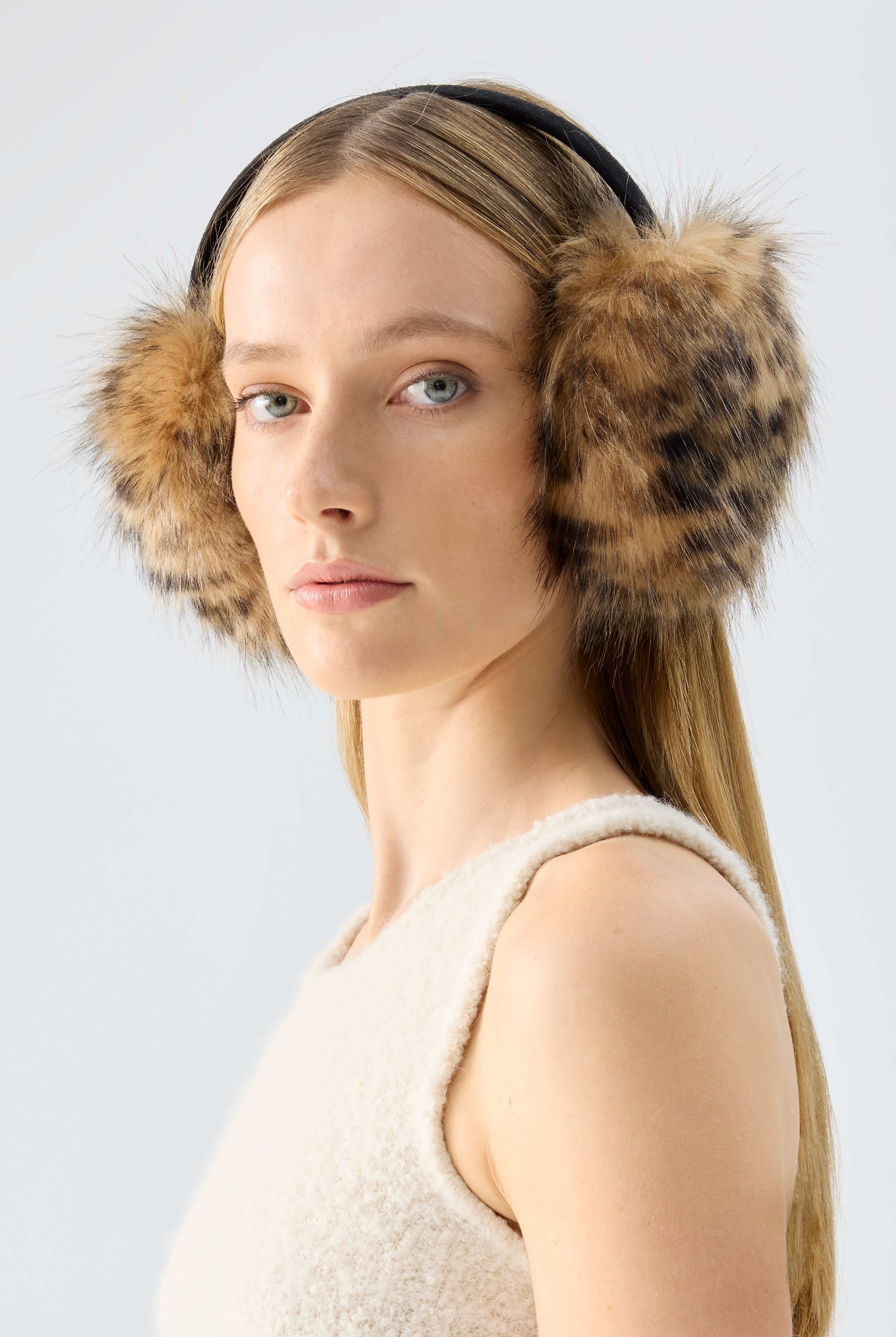 UNREAL FUR All Ears Earmuffs - Leopardess - Magpie Style