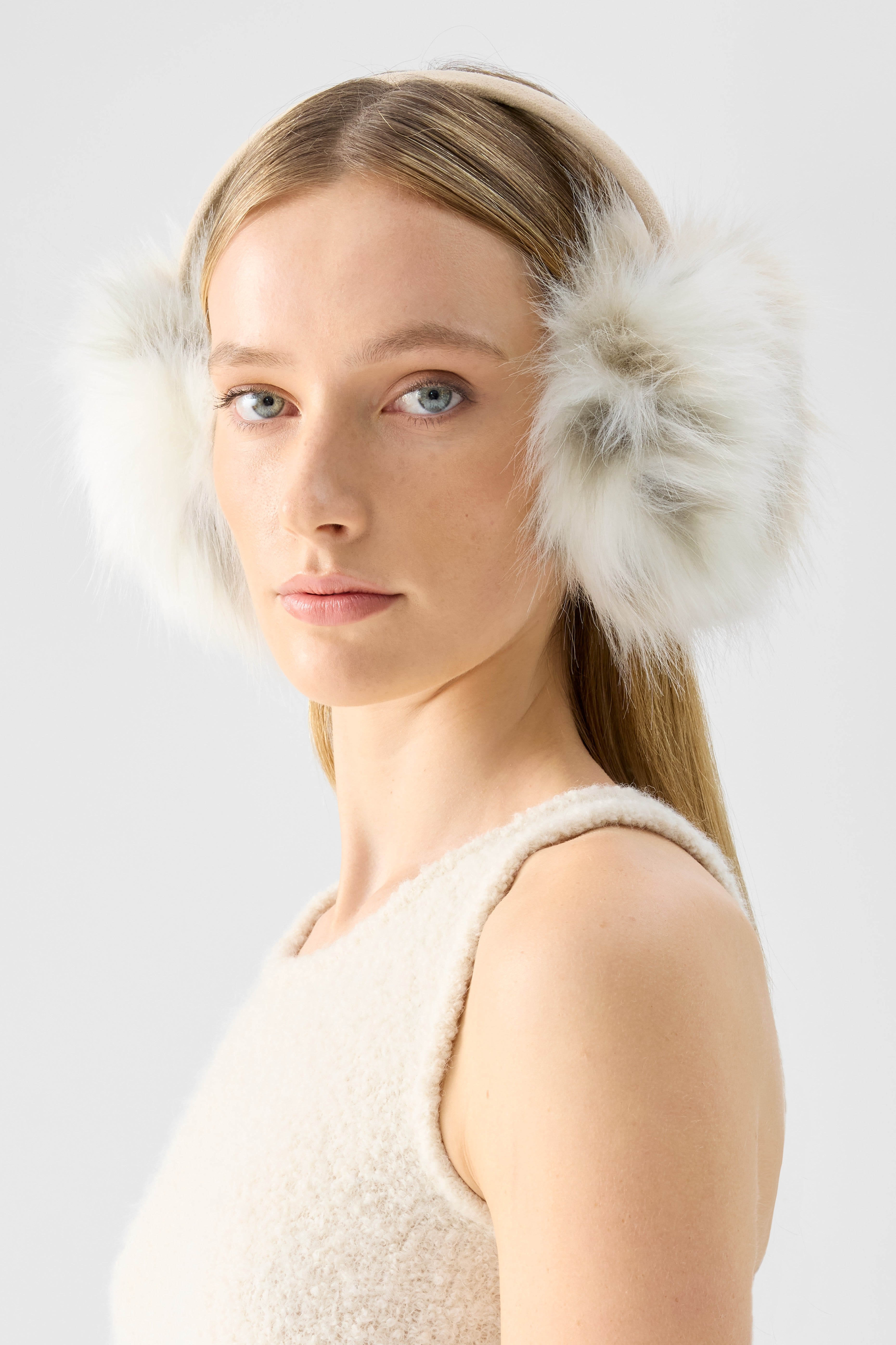UNREAL FUR All Ears Earmuffs - Snow Leopard - Magpie Style