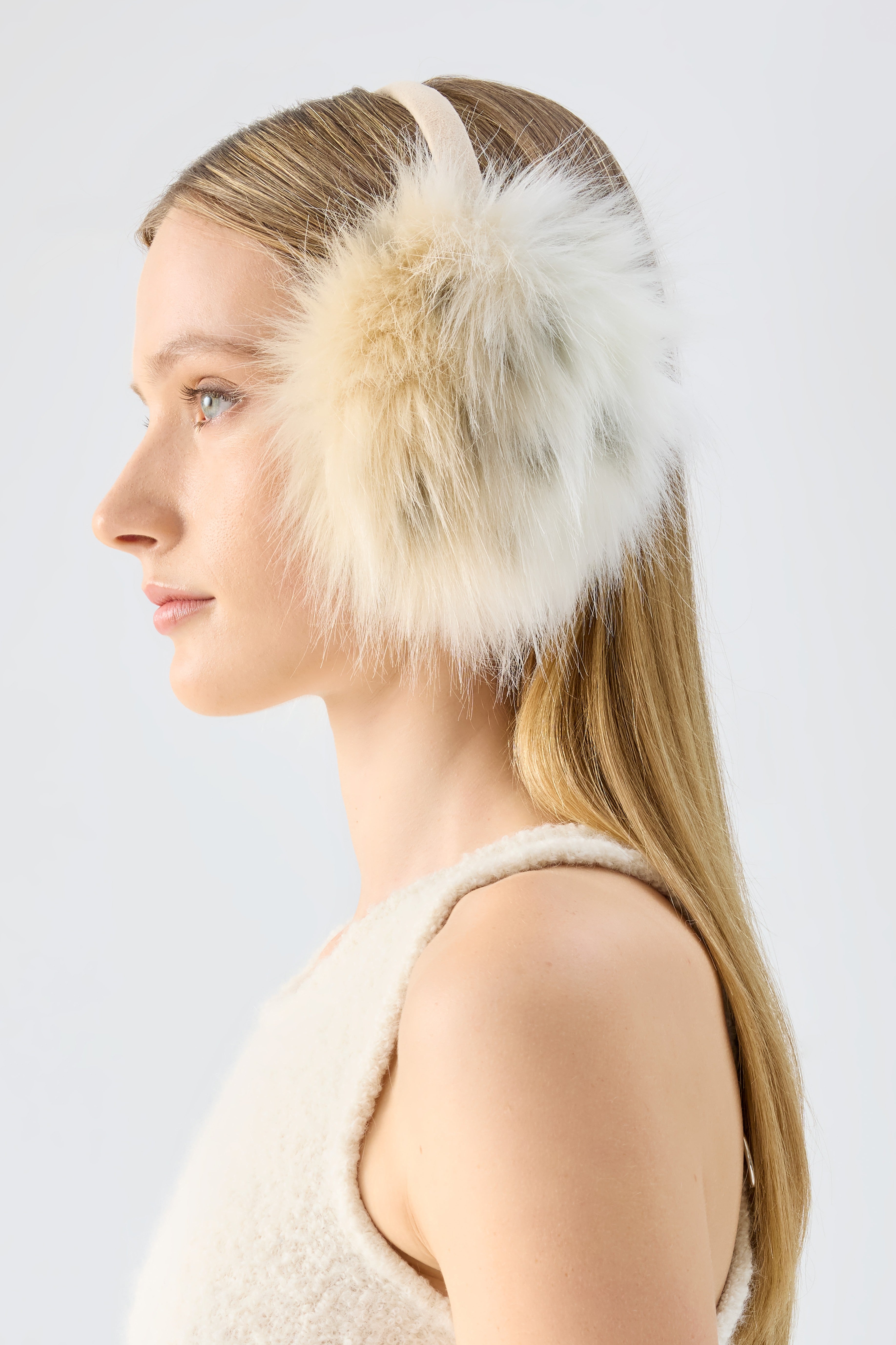 UNREAL FUR All Ears Earmuffs - Snow Leopard - Magpie Style